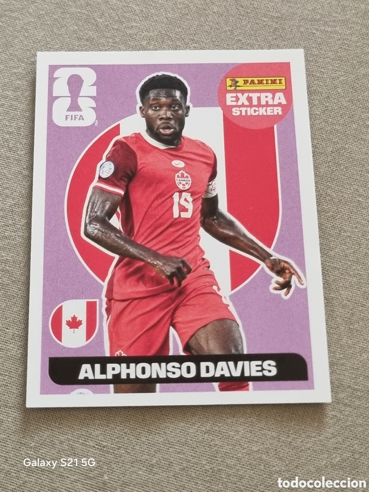 Coleccionismo Cromos antiguos: ALPHONSO DAVIES, CANAD&Aacute; EXTRA FIFA WORLD CUP 2026