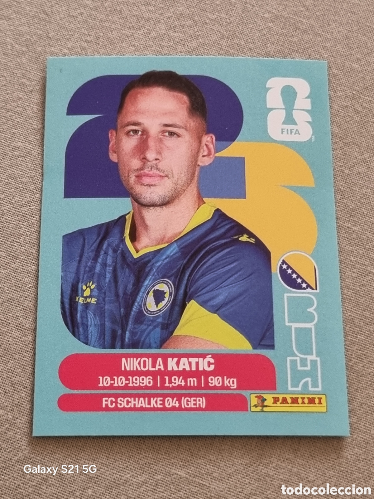 Coleccionismo Cromos antiguos: 7 - KATIC , BOSNIA FIFA WORLD CUP 2026