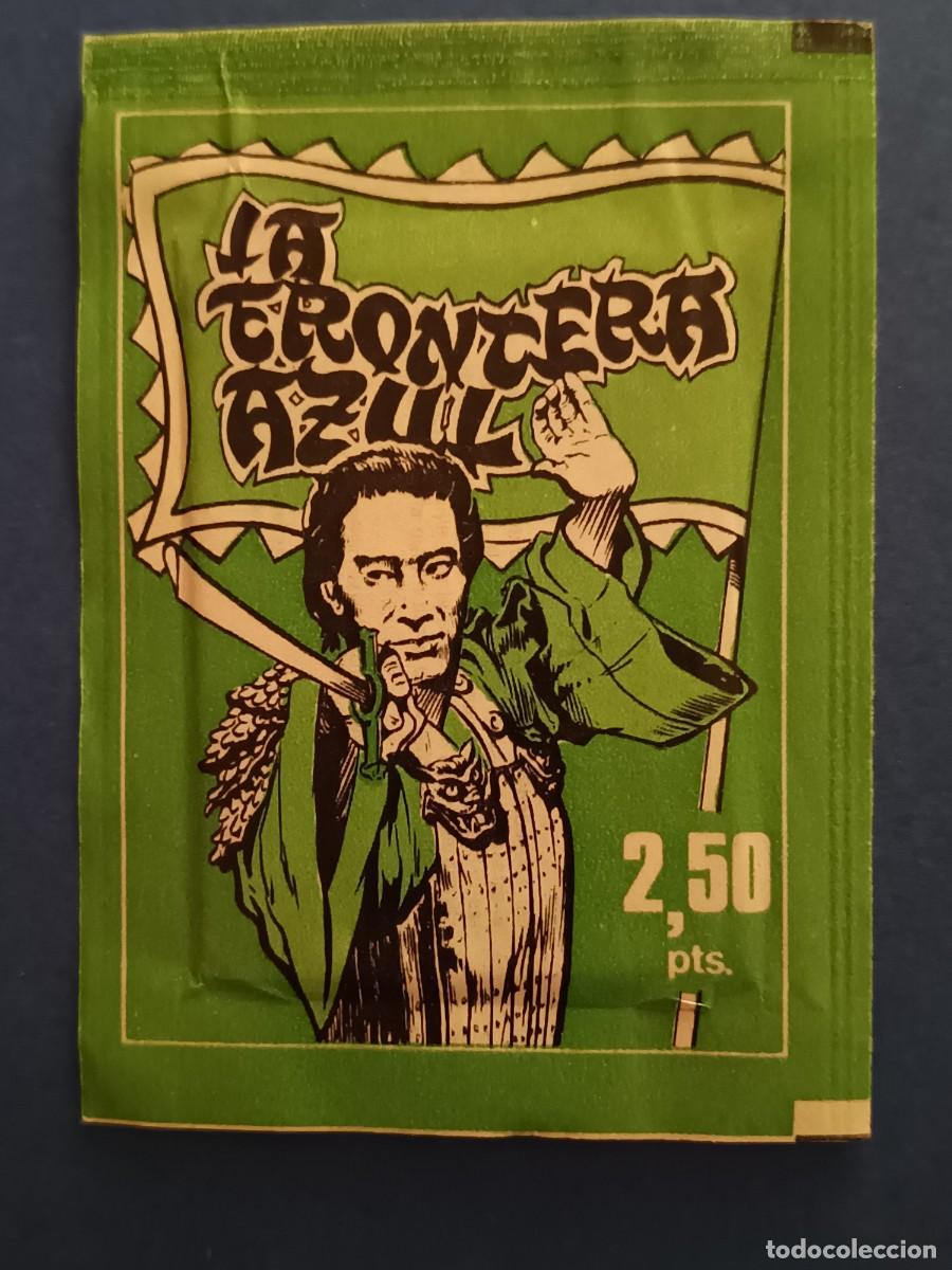 Collectable Antique Stickers: SOBRE DE CROMOS SIN ABRIR LA FRONTERA AZUL FHER