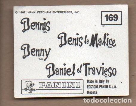 Coleccionismo cromos antiguos: CROMO PANINI 1987 - DANIEL EL TRAVIESO N&ordm; 169 - Foto 2