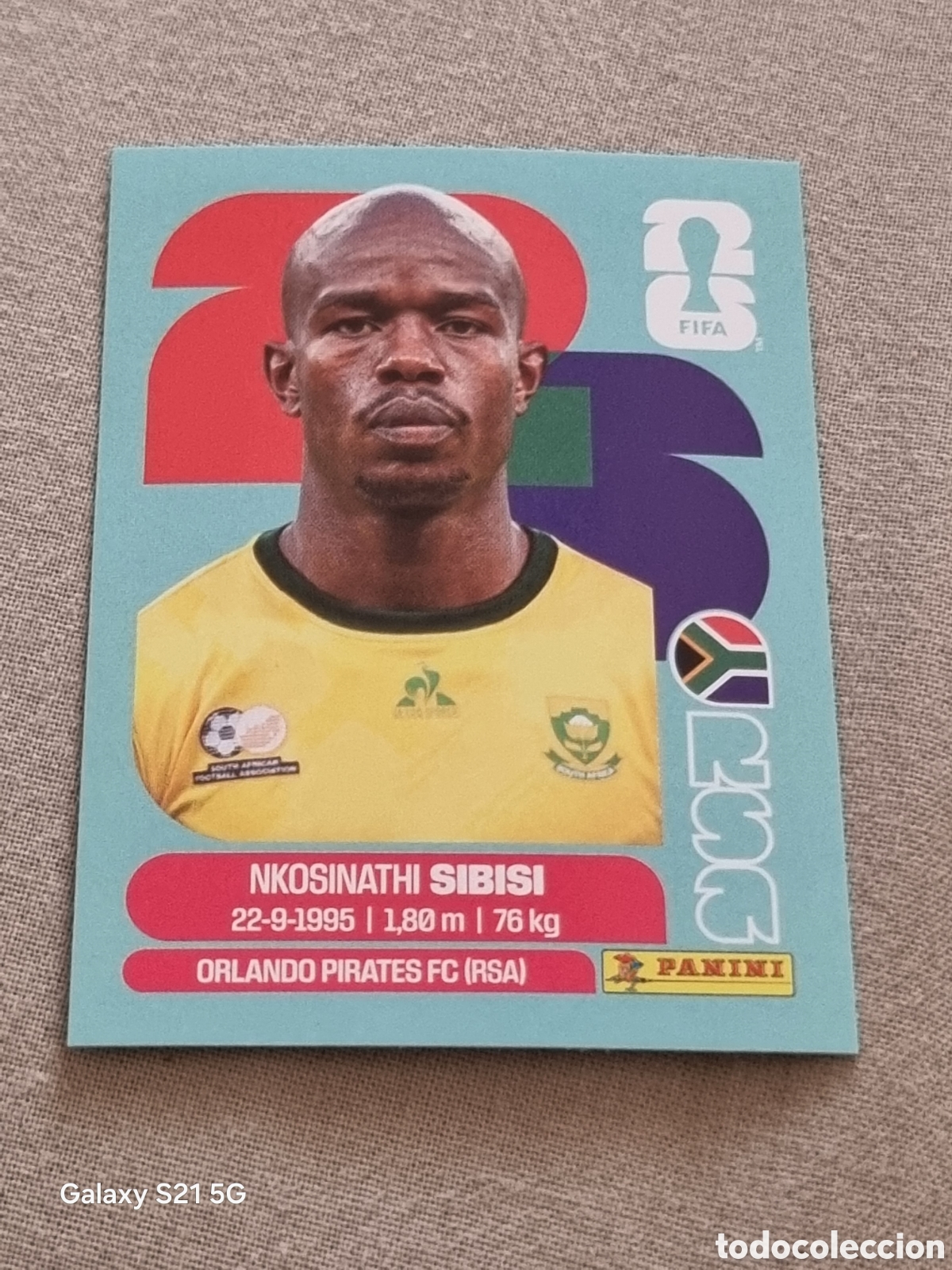 Coleccionismo Cromos antiguos: 10 - SIBISI , SUD&Aacute;FRICA FIFA WORLD CUP 2026