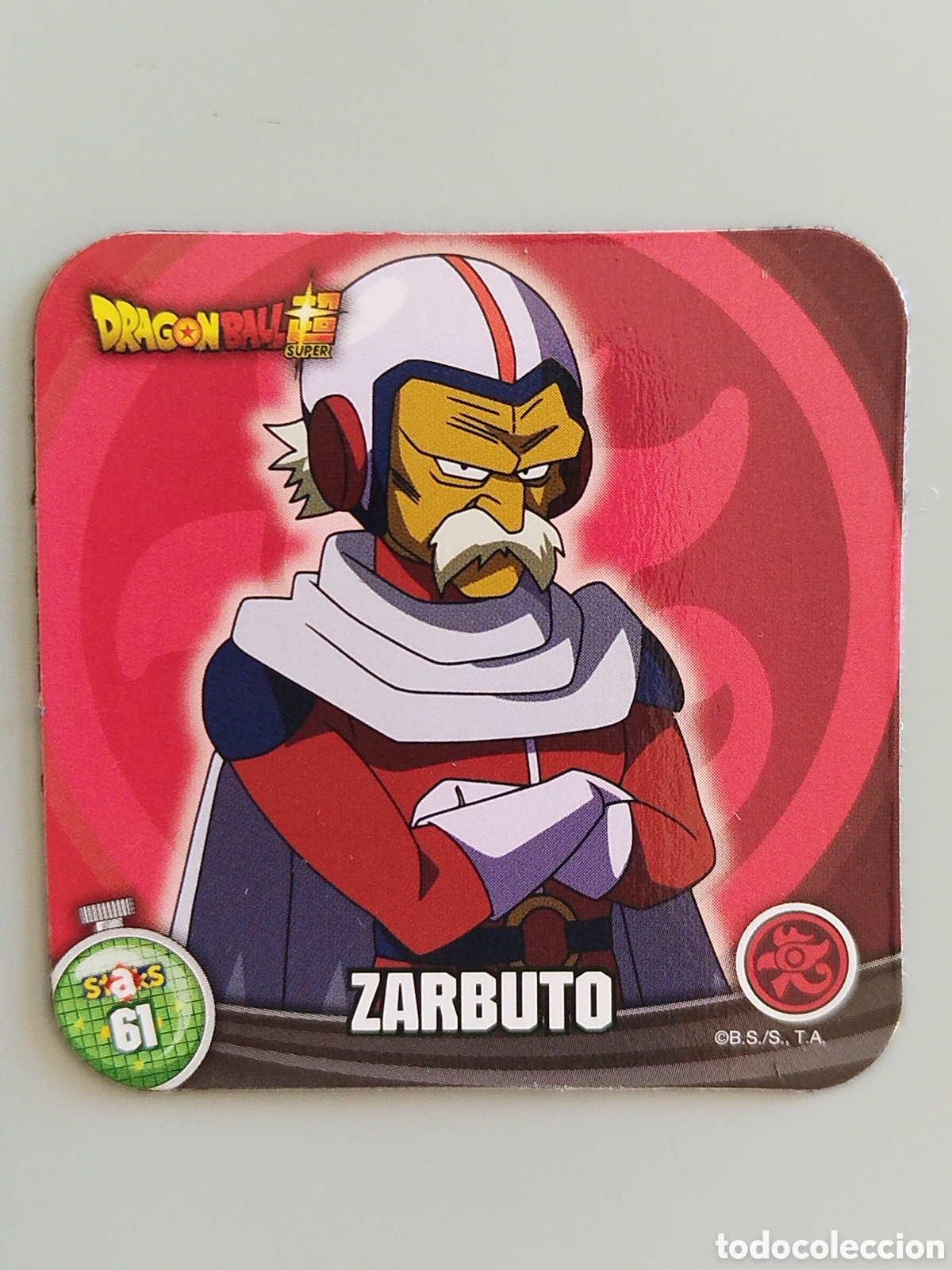 Coleccionismo Cromos antiguos: STAKS DRAGON BALL Z - ZARBUTO - N&ordm; 061 / 61 - PANINI - IMAN (N7B1)