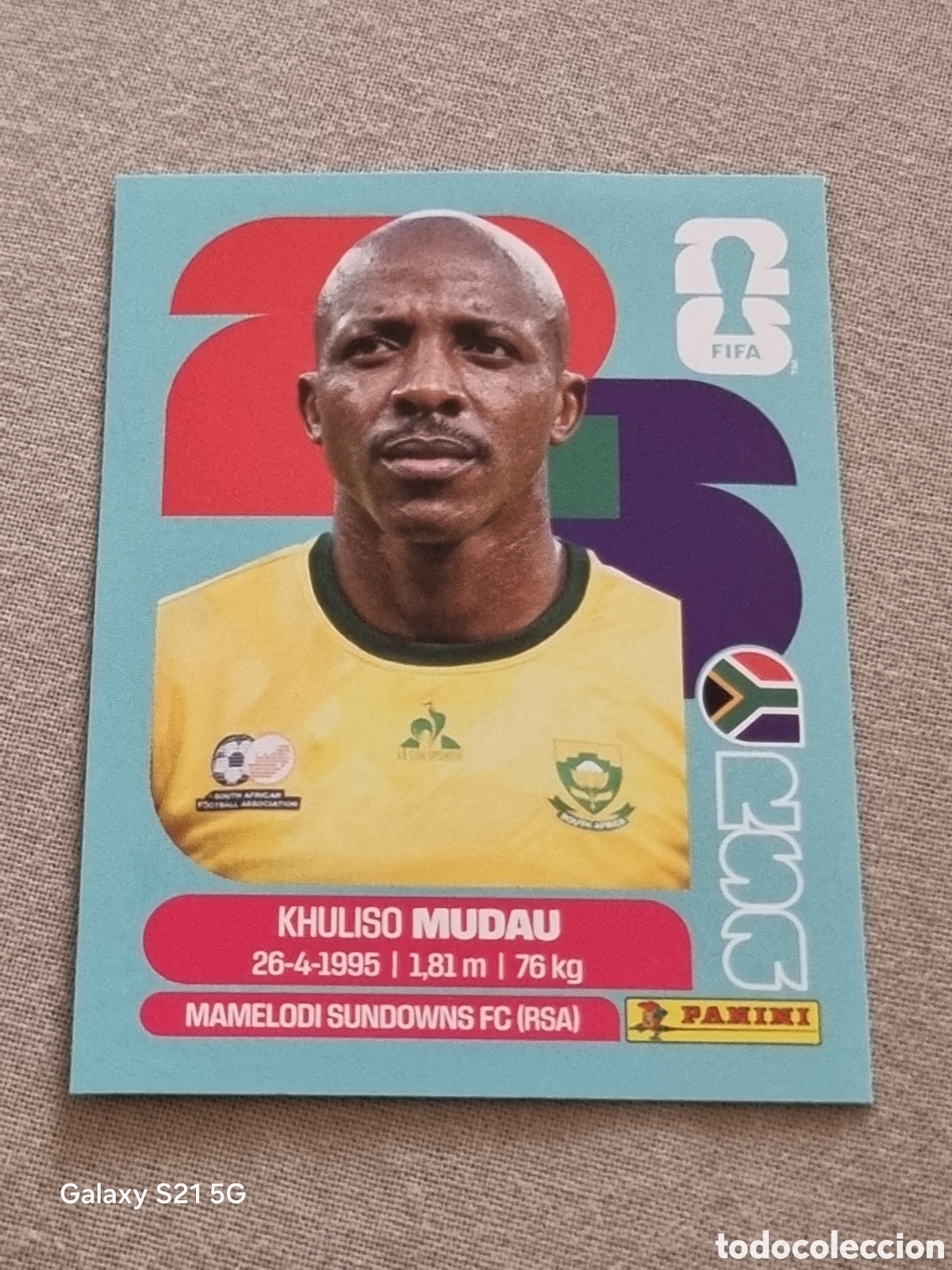 Coleccionismo Cromos antiguos: 9 - MUDAU , SUD&Aacute;FRICA FIFA WORLD CUP 2026