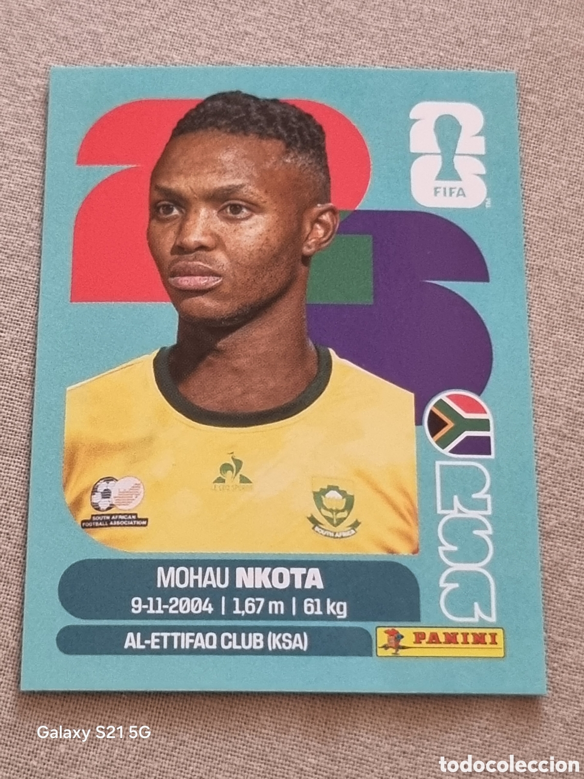 Coleccionismo Cromos antiguos: 19 - NKOTA , SUD&Aacute;FRICA FIFA WORLD CUP 2026