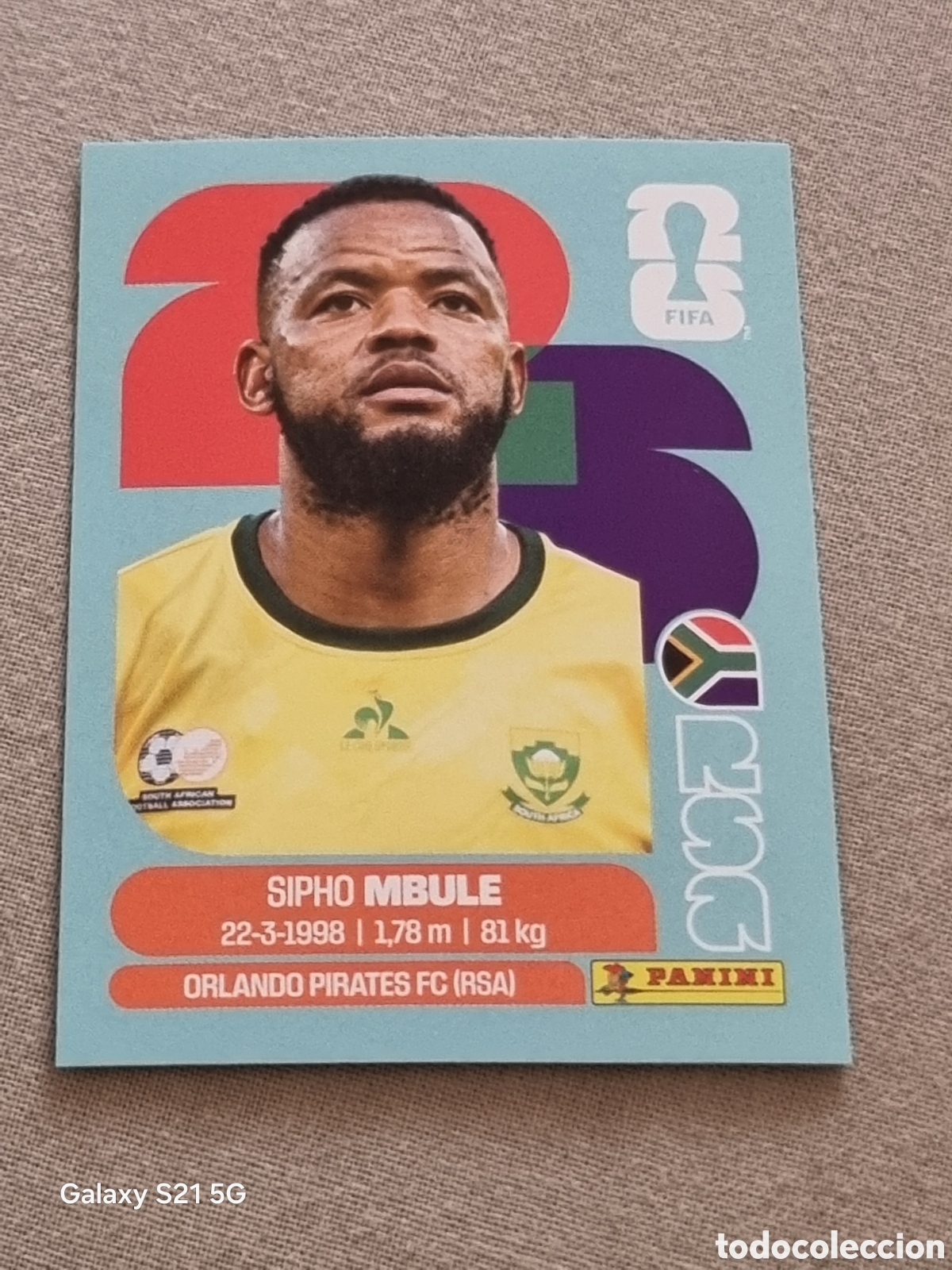 Coleccionismo Cromos antiguos: 16 - MBULE , SUD&Aacute;FRICA FIFA WORLD CUP 2026