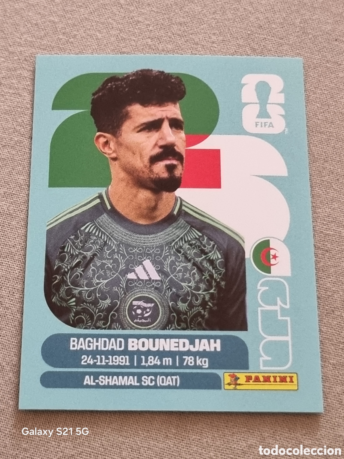 Coleccionismo Cromos antiguos: 19 - BOUNEDJAH , ALGERIA FIFA WORLD CUP 2026