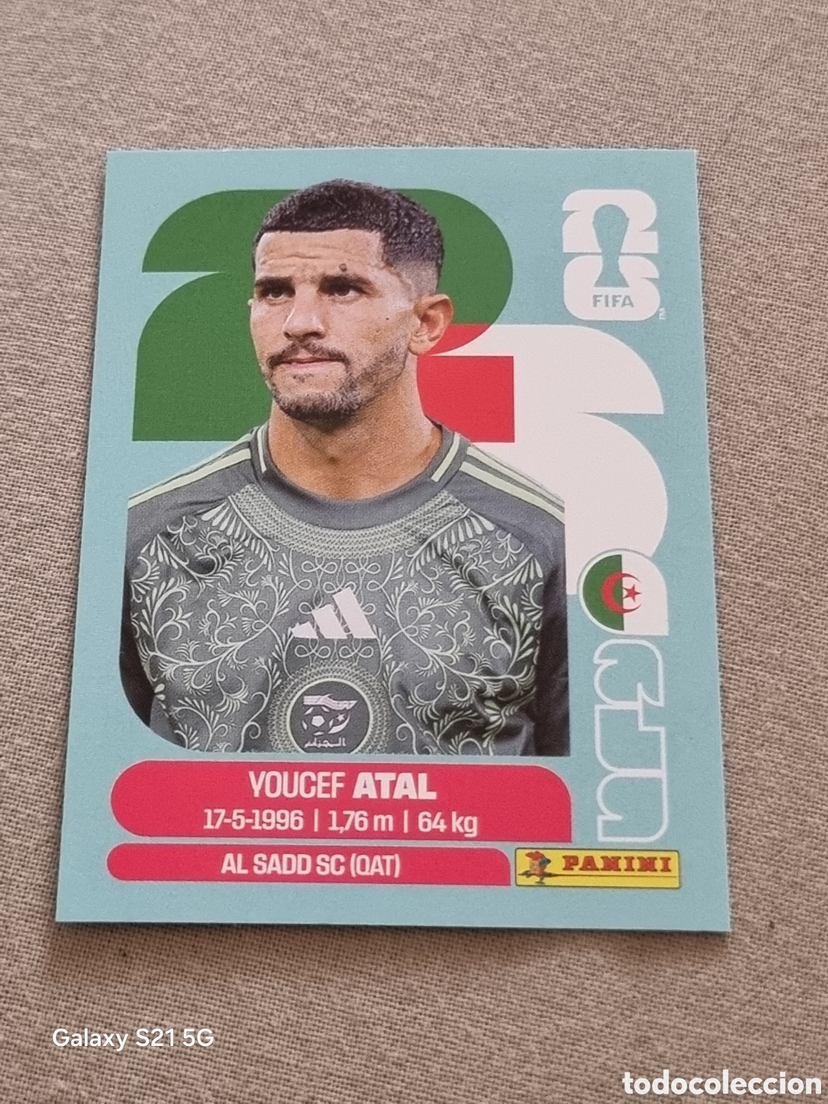 Coleccionismo Cromos antiguos: 4 - ATAL , ALGERIA FIFA WORLD CUP 2026