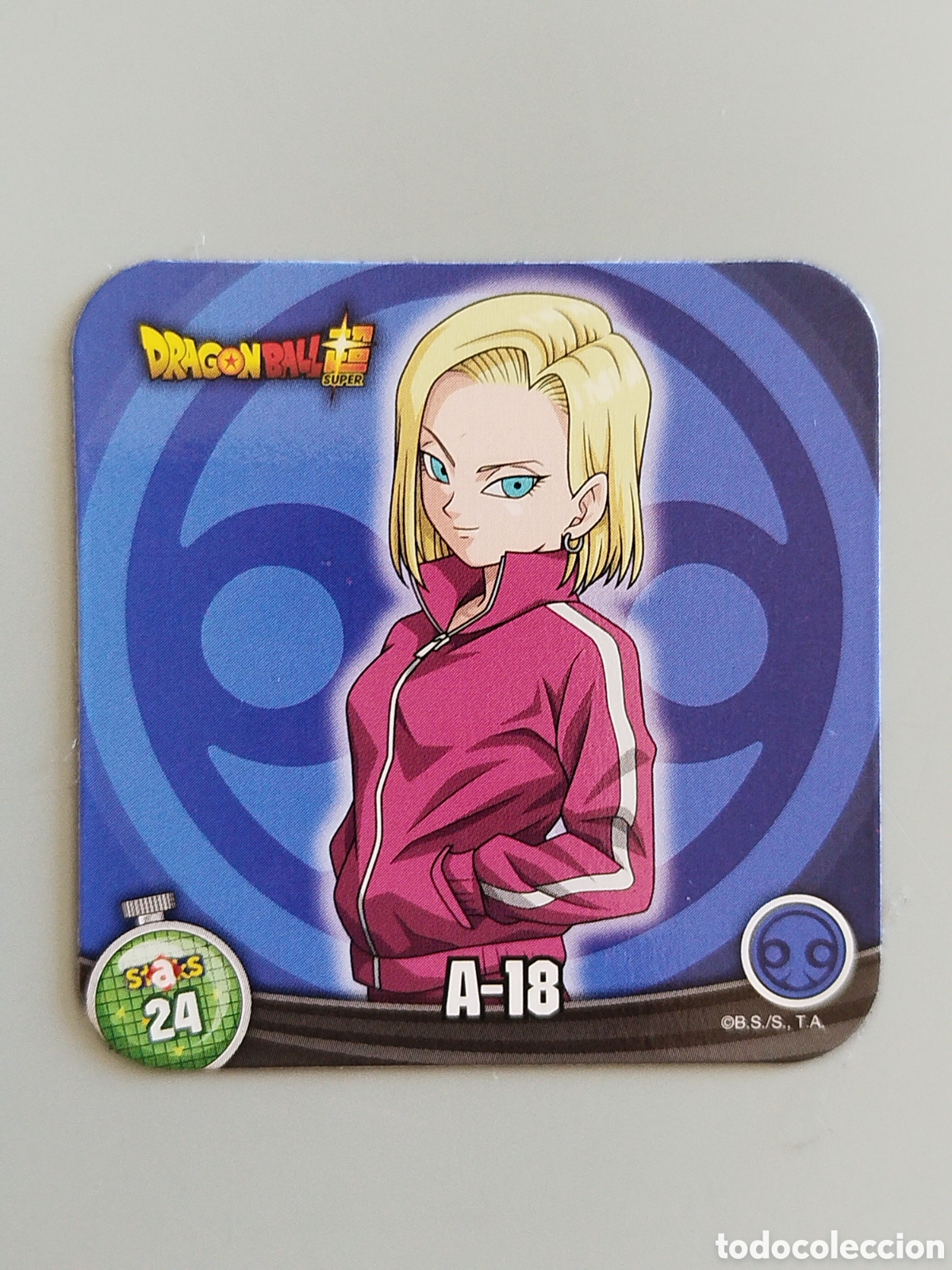 Coleccionismo Cromos antiguos: STAKS DRAGON BALL Z - A-18 - N&ordm; 024 / 24 - PANINI - IMAN (N7B1)