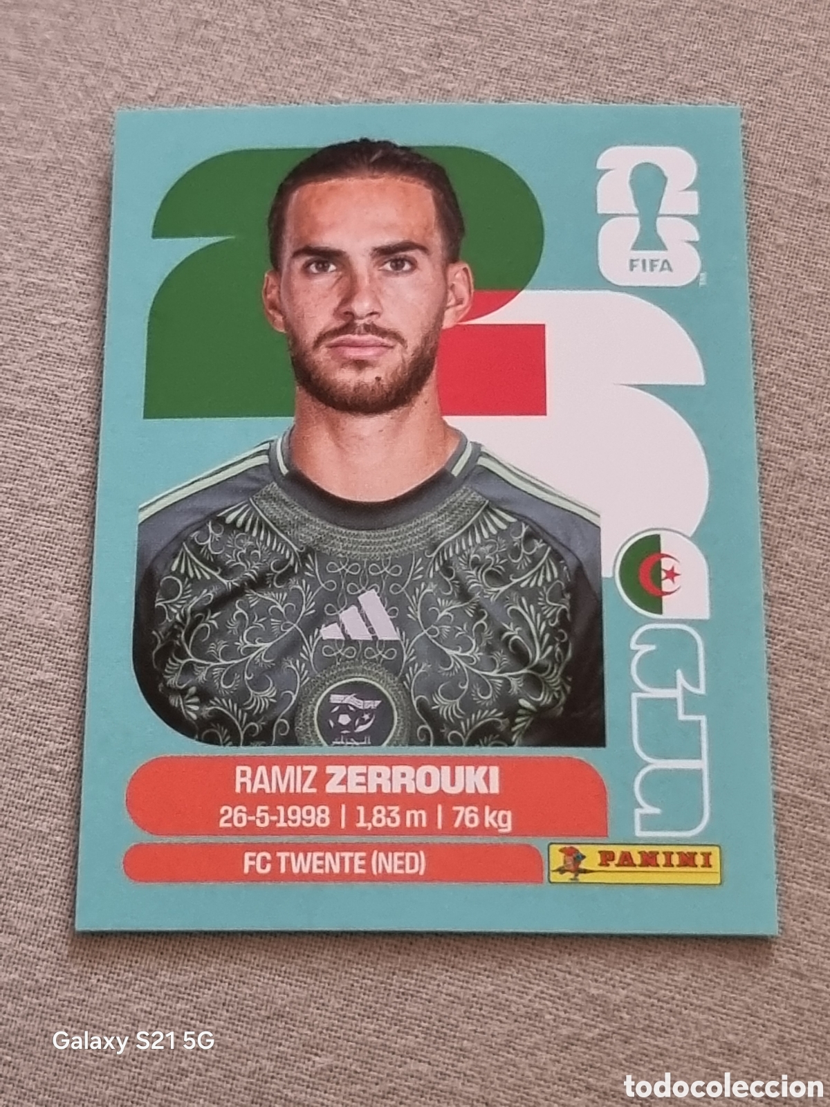 Coleccionismo Cromos antiguos: 11 - ZERROUKI , ALGERIA FIFA WORLD CUP 2026