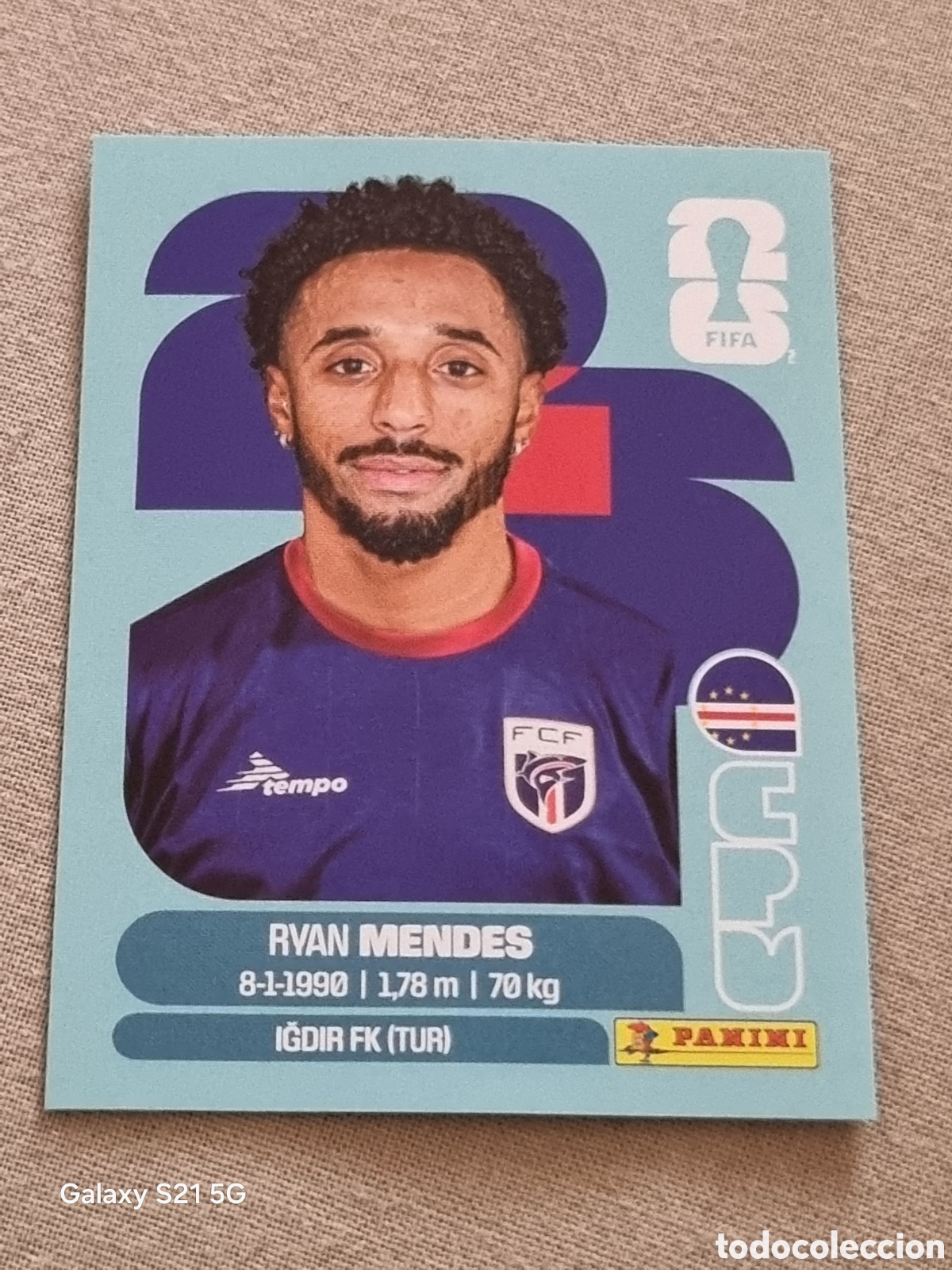 Coleccionismo Cromos antiguos: 17 - MENDES , CABO VERDE FIFA WORLD CUP 2026