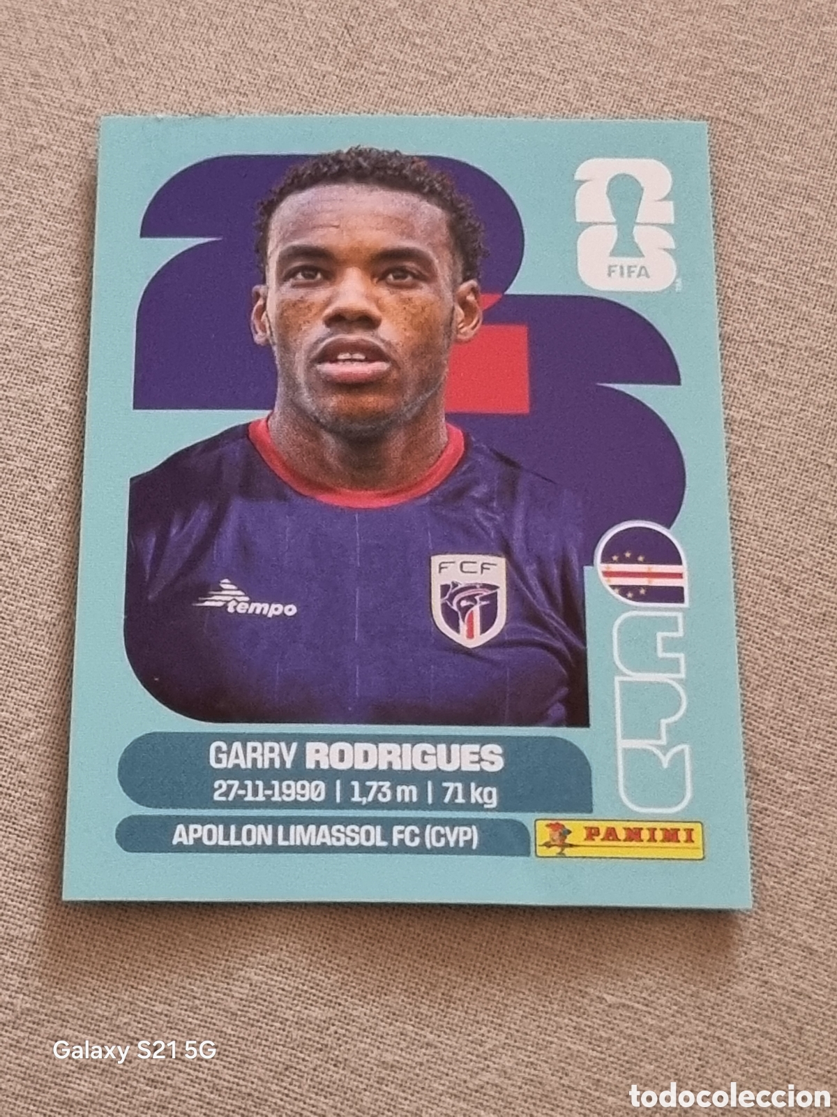 Coleccionismo Cromos antiguos: 15 - RODRIGUES , CABO VERDE FIFA WORLD CUP 2026