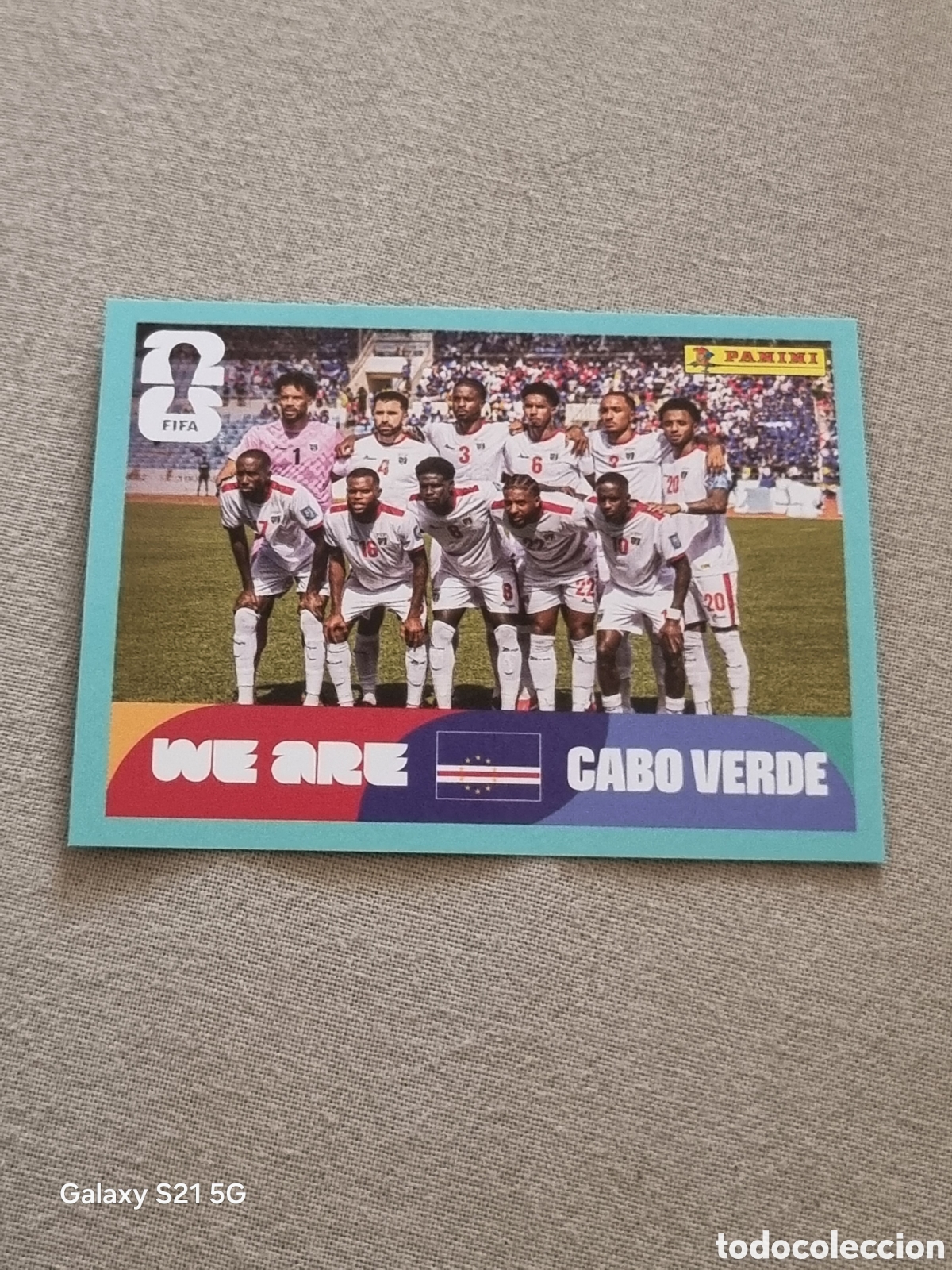 Coleccionismo Cromos antiguos: 13 - ALINEACI&Oacute;N CABO VERDE FIFA WORLD CUP 2026