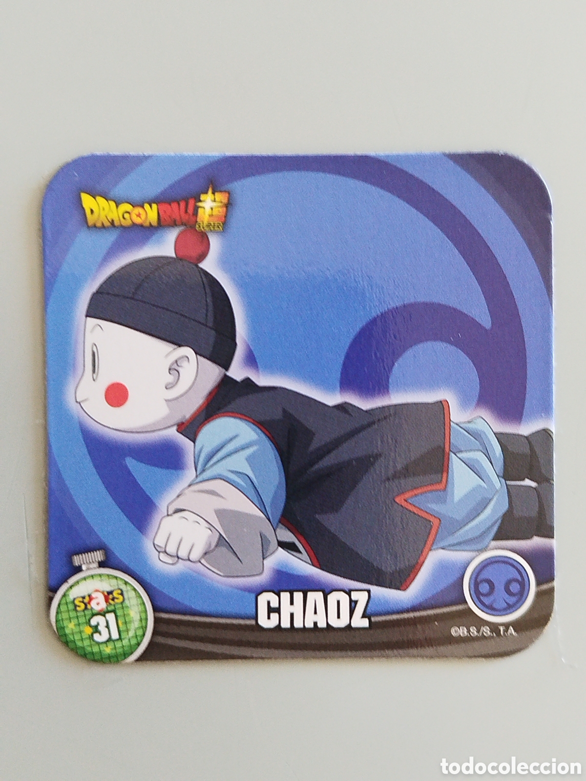 Coleccionismo Cromos antiguos: STAKS DRAGON BALL Z - CHAOZ - N&ordm; 031 / 31 - PANINI - IMAN (N7B1)