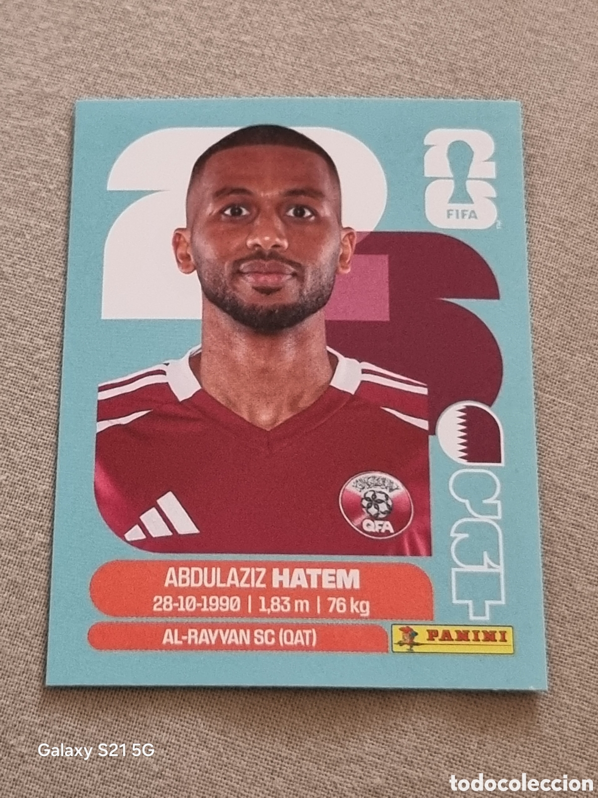 Coleccionismo Cromos antiguos: 15 - HATEM , QATAR FIFA WORLD CUP 2026