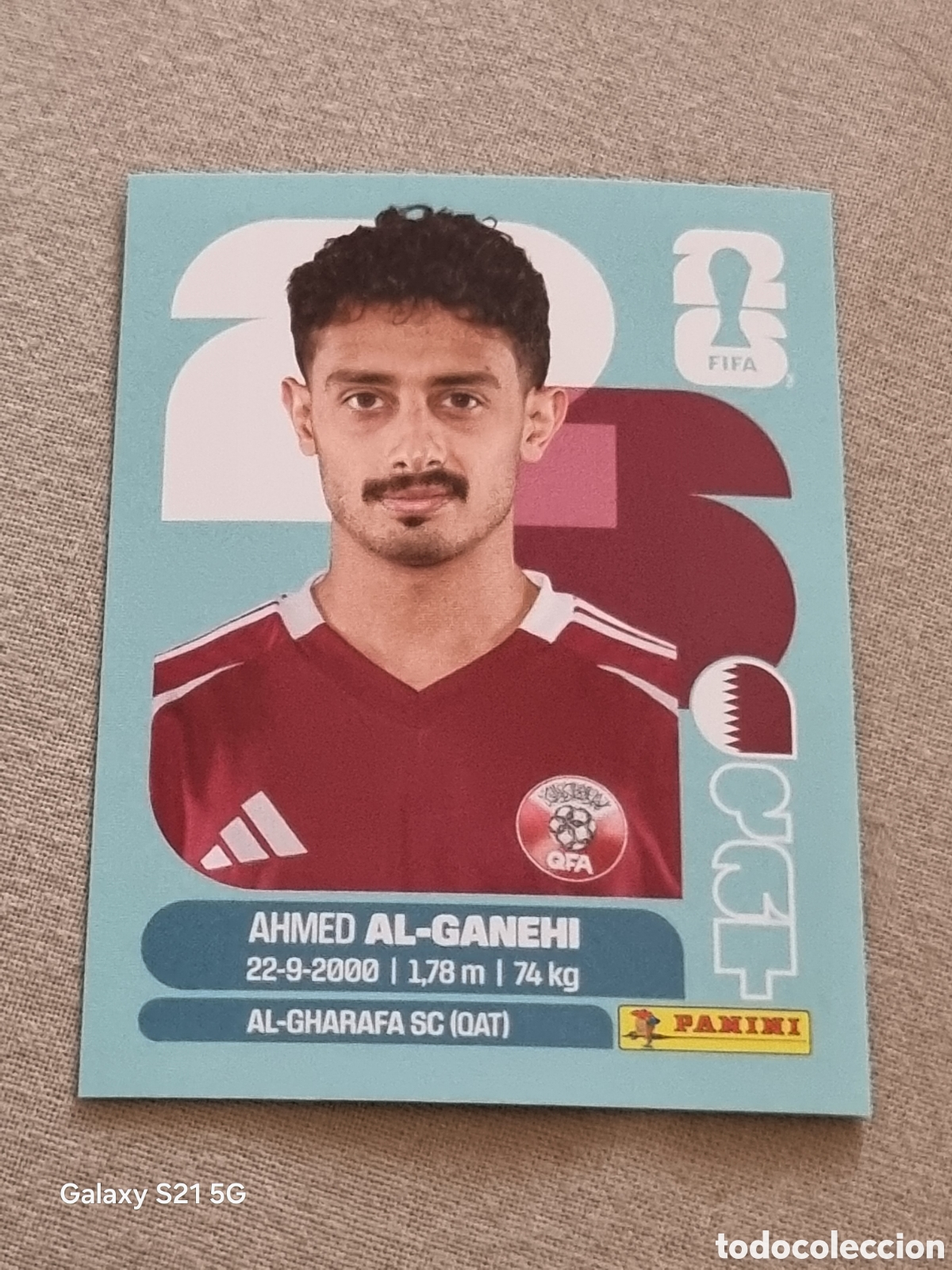Coleccionismo Cromos antiguos: 19 - AL-GANEHI , QATAR FIFA WORLD CUP 2026