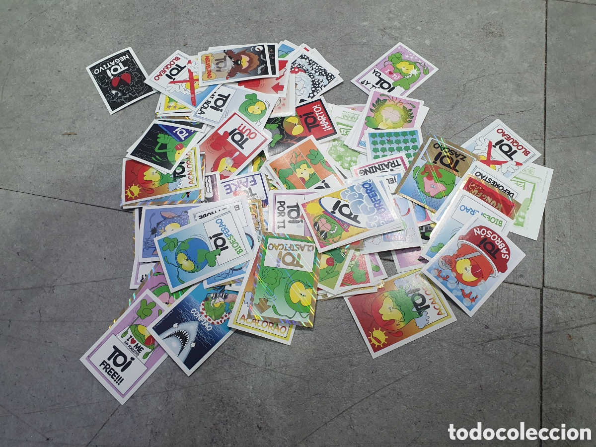 Collectable Antique Stickers: Lote de cromos Toi Panini. (L128)