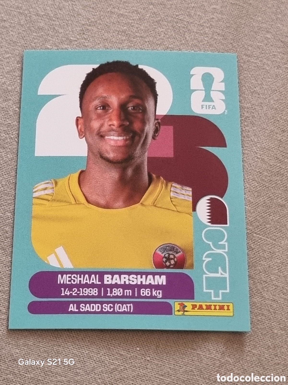 Coleccionismo Cromos antiguos: 2 - BARSHAM , QATAR FIFA WORLD CUP 2026
