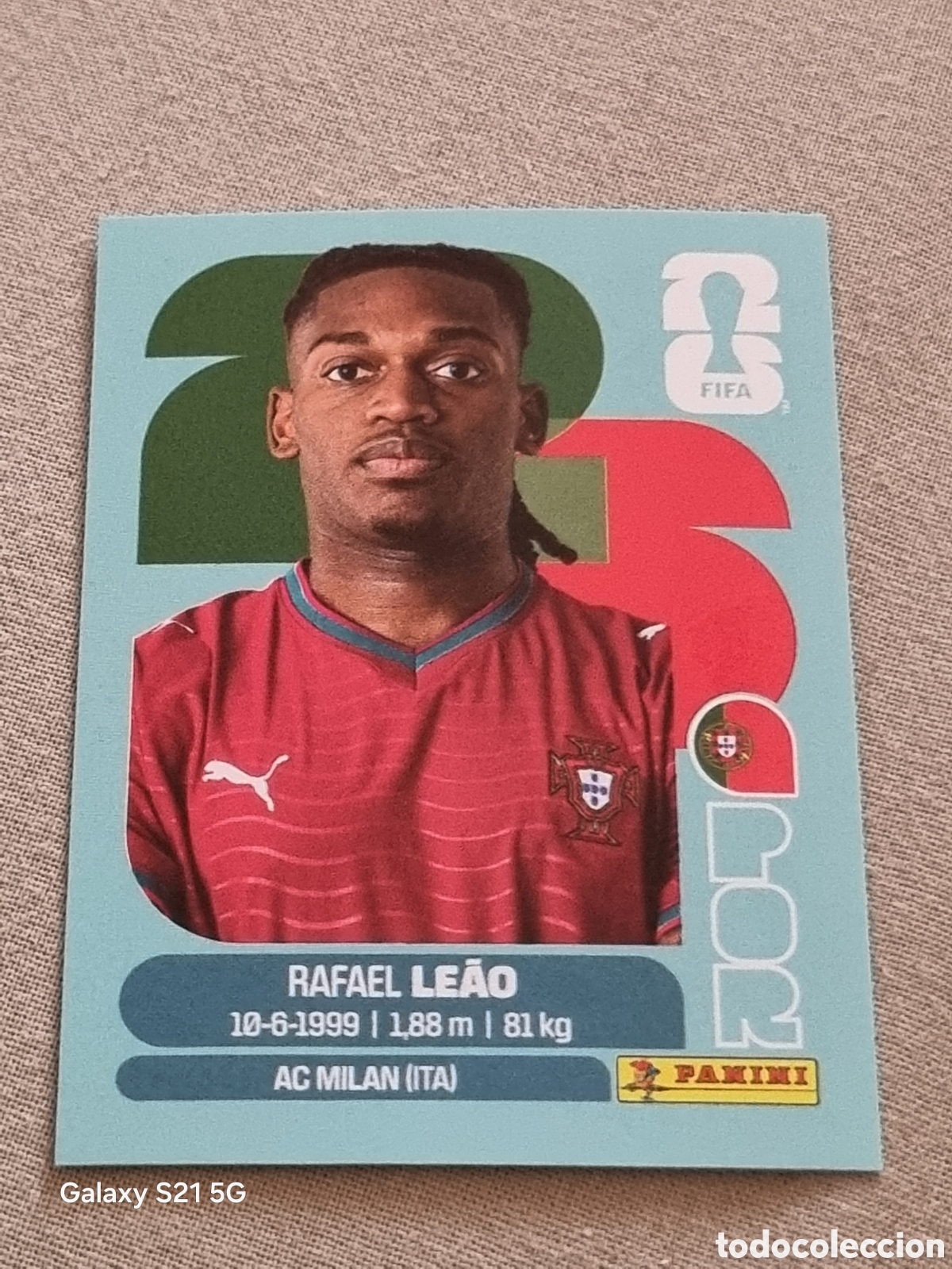 Coleccionismo Cromos antiguos: 20 - RAFAEL LEAO, PORTUGAL FIFA WORLD CUP 2026
