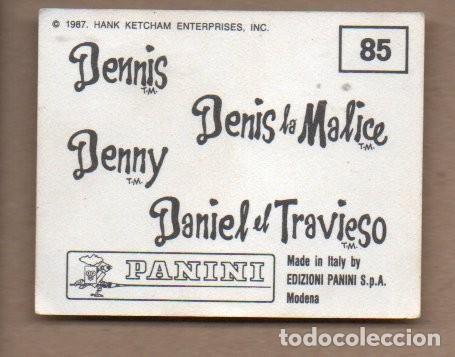 Coleccionismo cromos antiguos: CROMO PANINI 1987 - DANIEL EL TRAVIESO N&ordm; 85 - Foto 2