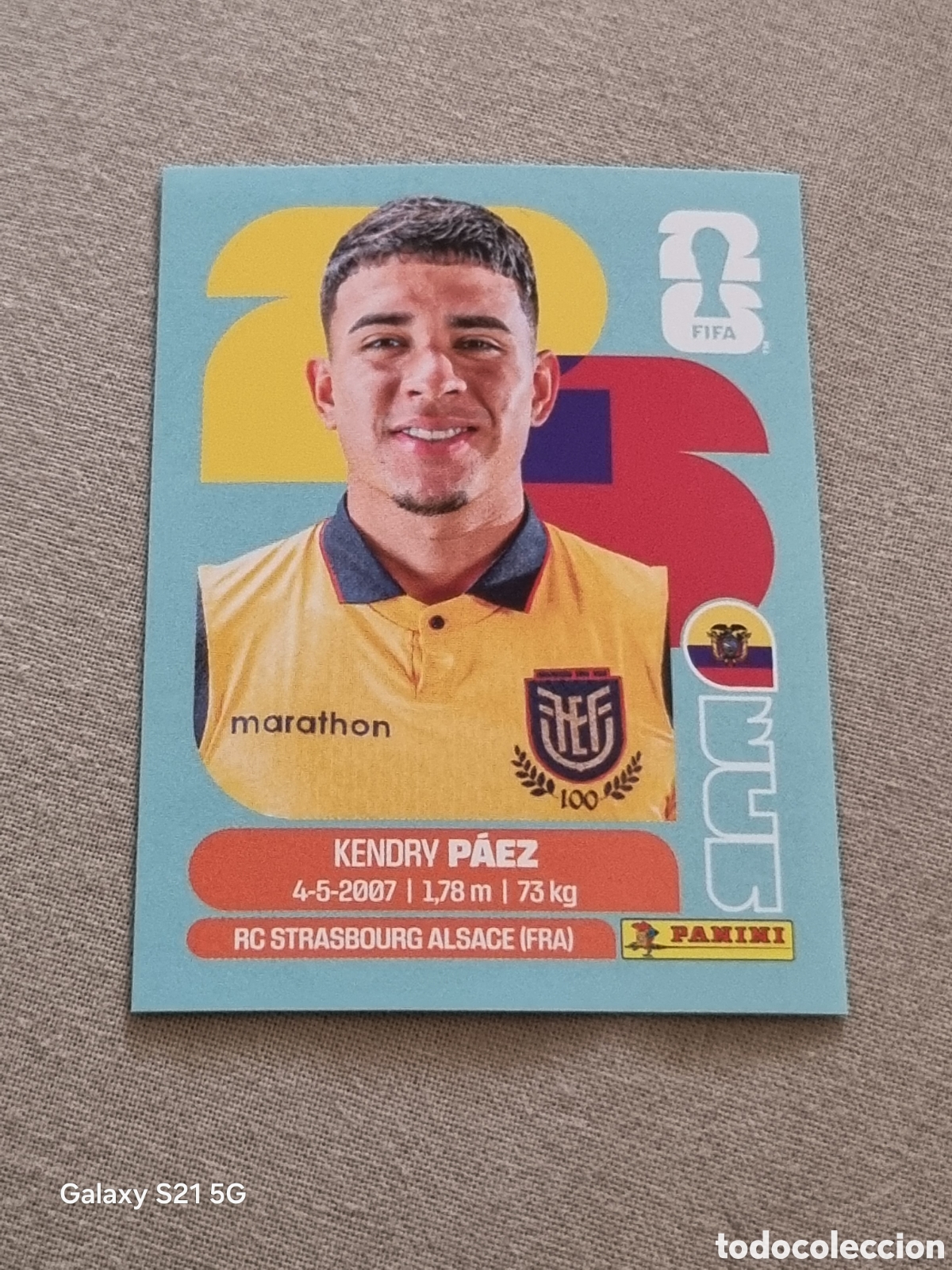 Coleccionismo Cromos antiguos: 11 - P&Aacute;EZ , ECUADOR FIFA WORLD CUP 2026