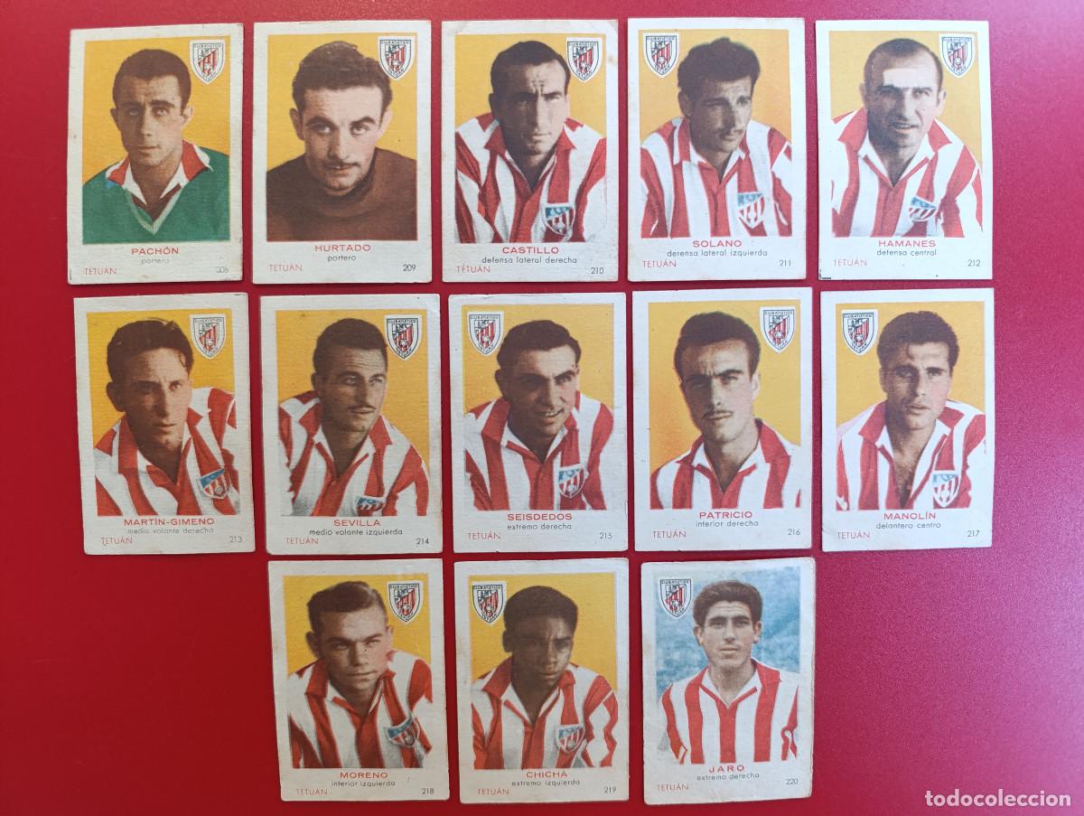 Coleccionismo Cromos antiguos: FEDORA 50-51. EQUIPO COMPLETO TETUAN - CROMOS CIGARRILLOS FEDORA - LIGA 1950/1951
