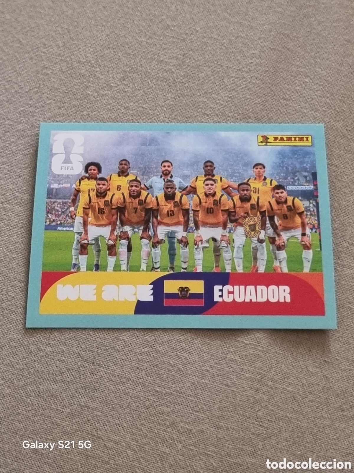 Coleccionismo Cromos antiguos: 13 - ALINEACI&Oacute;N ECUADOR FIFA WORLD CUP 2026
