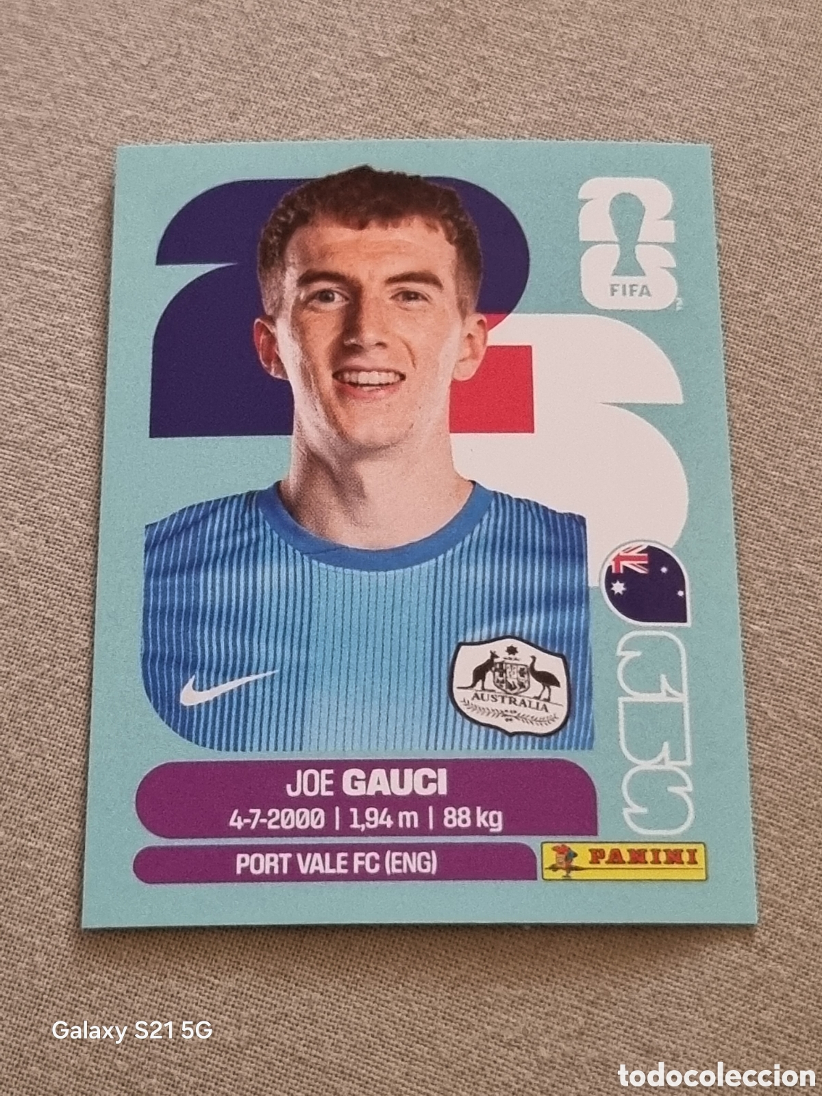 Coleccionismo Cromos antiguos: 3 - GAUCI , AUSTRALIA FIFA WORLD CUP 2026