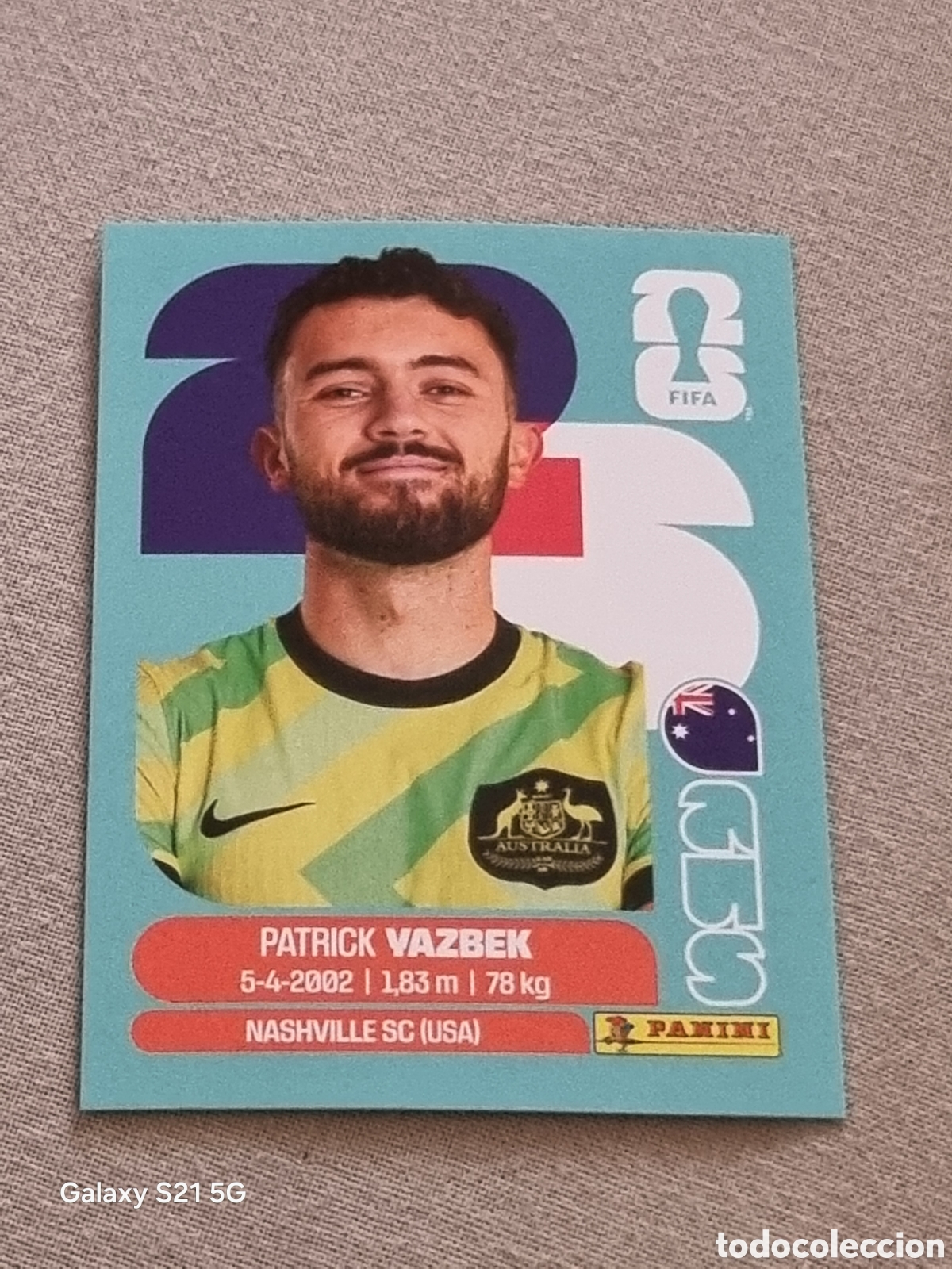 Coleccionismo Cromos antiguos: 16 - VAZBEK , AUSTRALIA FIFA WORLD CUP 2026