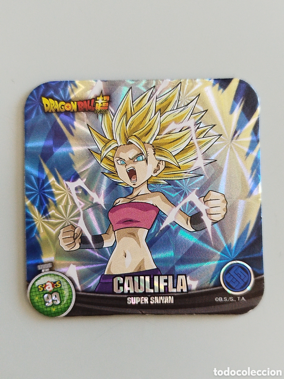 Coleccionismo Cromos antiguos: STAKS DRAGON BALL Z - CAULIFLA - N&ordm; 099 / 99 - PANINI - IMAN (N7B1)