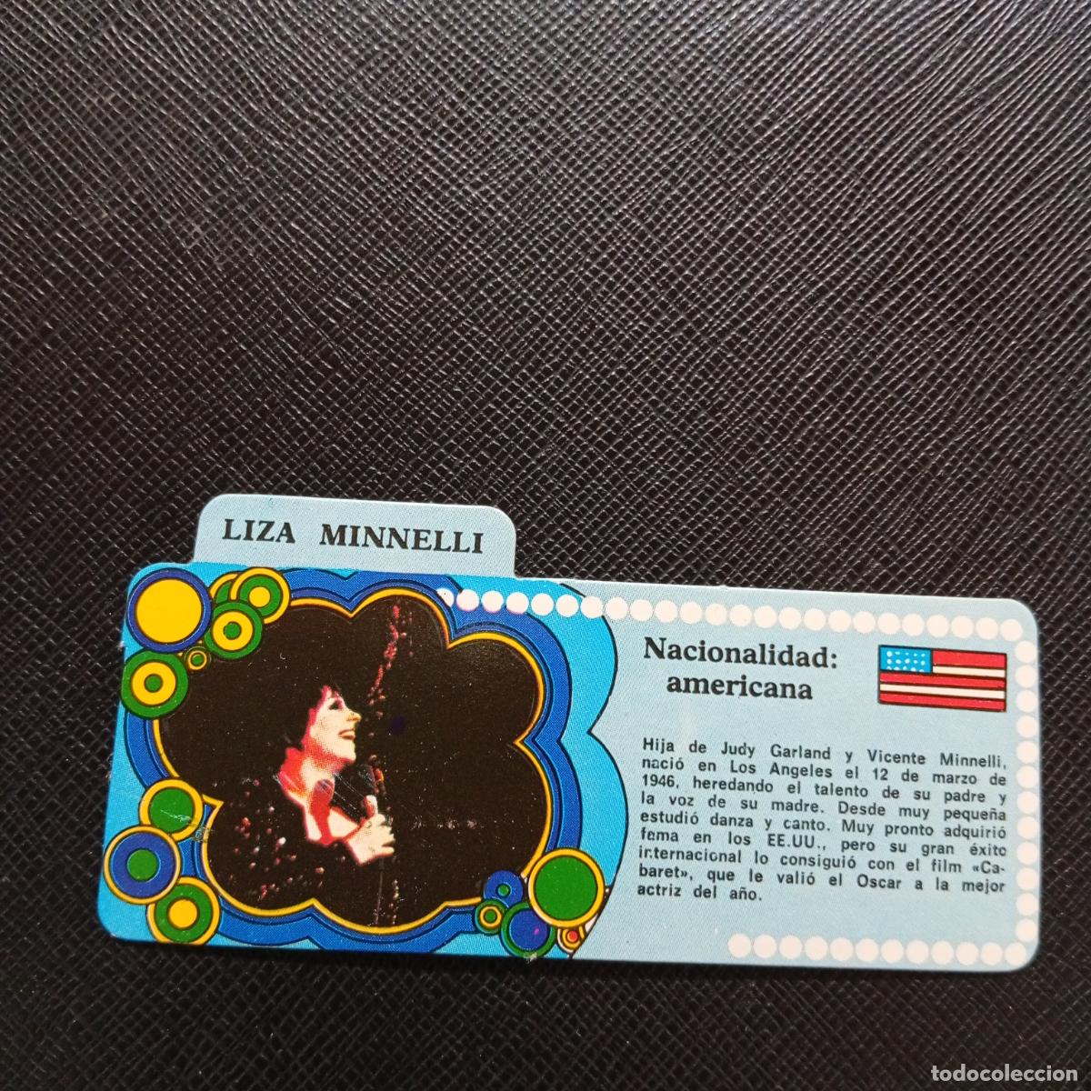 Coleccionismo Cromos antiguos: LIZA MINELLI BIMBO 1972 CROMO - DISCOGRAFIA - A68 PG64