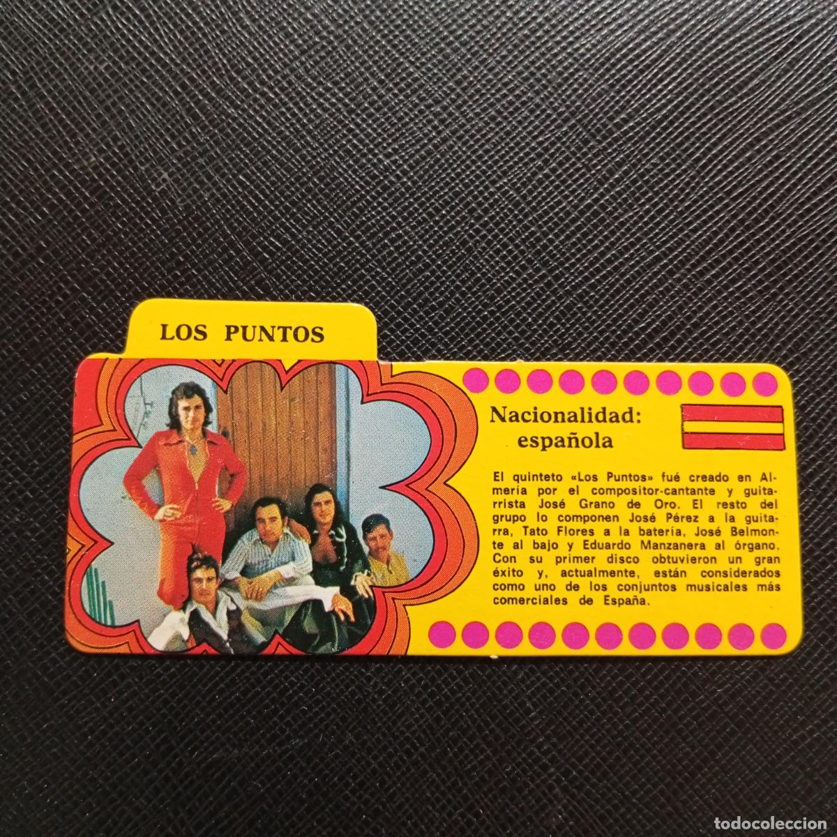 Coleccionismo Cromos antiguos: LOS PUNTOS BIMBO 1972 CROMO - DISCOGRAFIA - A164 PG3