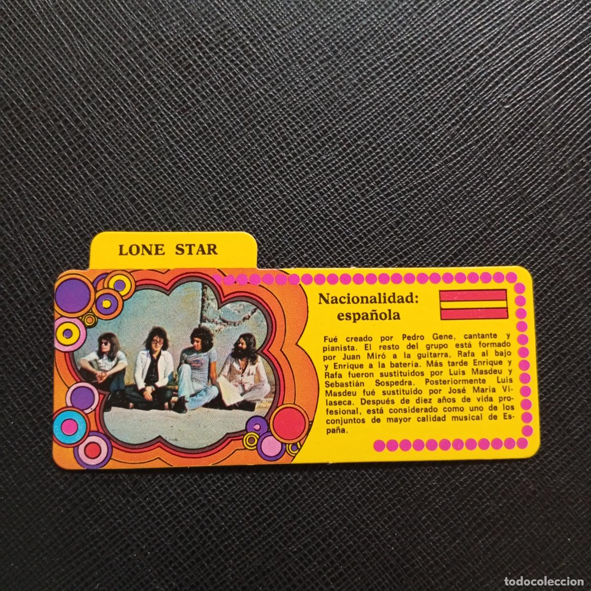 Colecionismo Cromos antigos: LONE STAR BIMBO 1972 CROMO - DISCOGRAFIA - A164 PG8