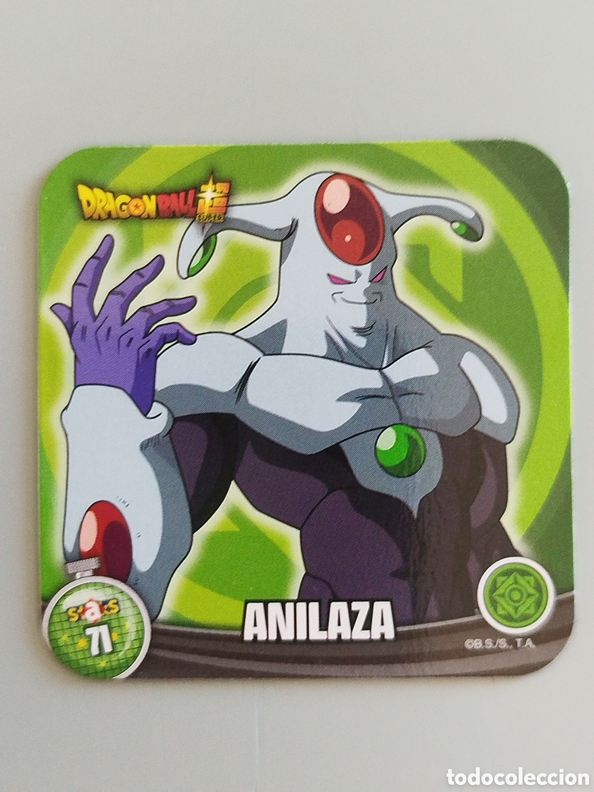 Coleccionismo Cromos antiguos: STAKS DRAGON BALL Z - ANILAZA - N&ordm; 071 / 71 - PANINI - IMAN (N7B1)