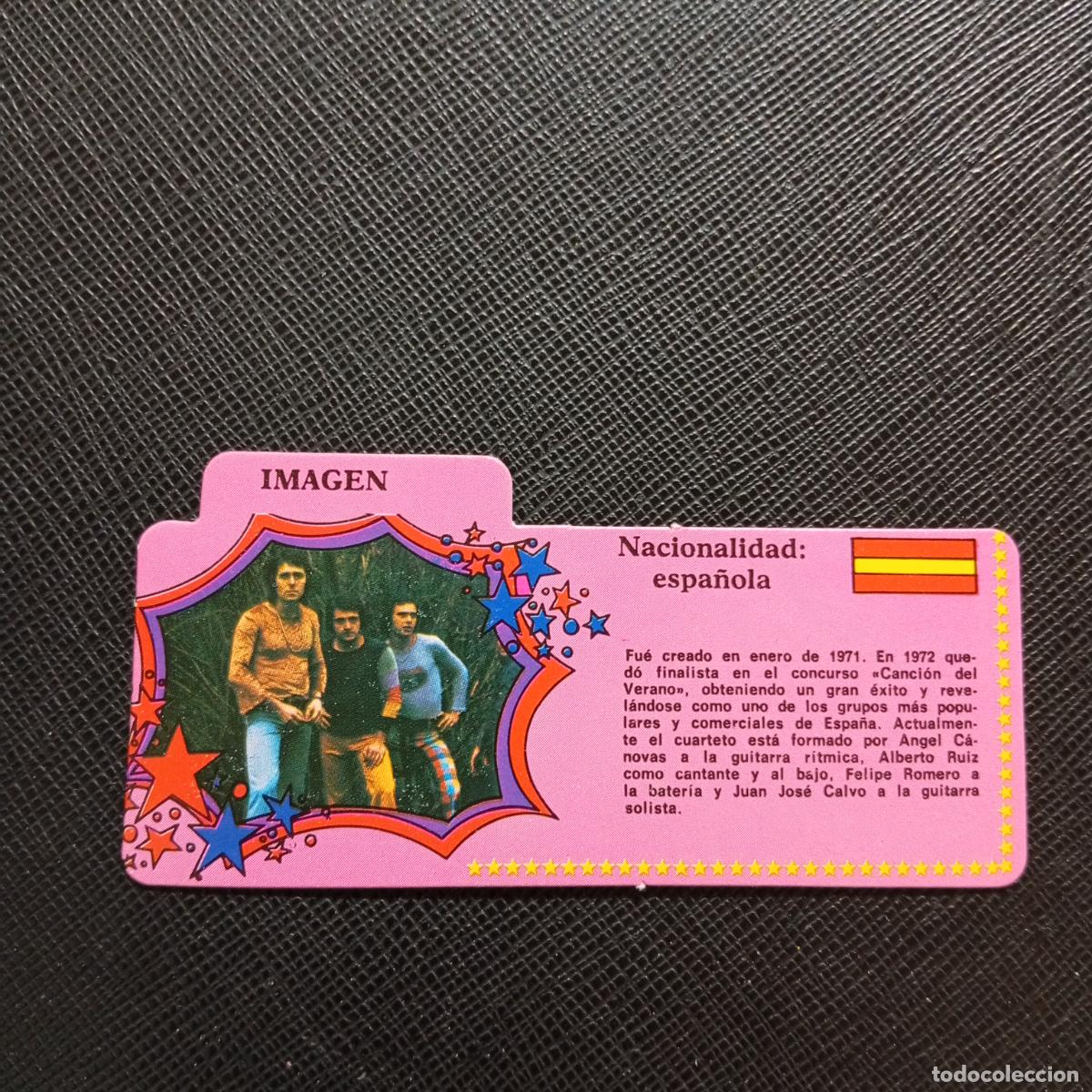 Coleccionismo Cromos antiguos: IMAGEN BIMBO 1972 CROMO - DISCOGRAFIA - A164 PG18