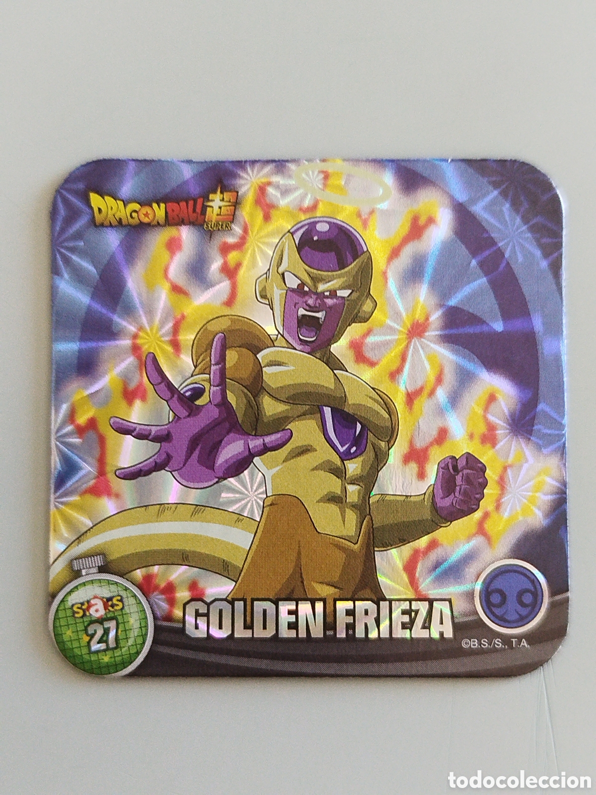 Coleccionismo Cromos antiguos: STAKS DRAGON BALL Z - GOLDEN FRIEZA - N&ordm; 027 / 27 - PANINI - IMAN (N7B1)