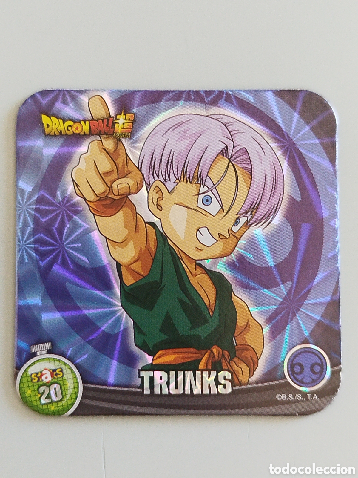 Coleccionismo Cromos antiguos: STAKS DRAGON BALL Z - TRUNKS - N&ordm; 020 / 20 - PANINI - IMAN (N7B1)