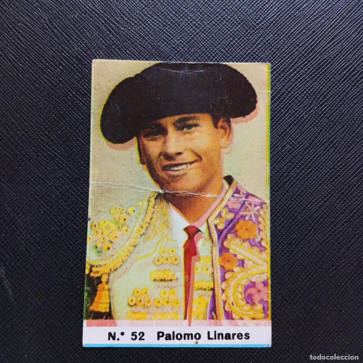 Coleccionismo Cromos antiguos: 39 PALOMO LINARES GRAFICAS BERGAS TOREROS TOROS PIPAS SON SANCHEZ A&Ntilde;OS 60