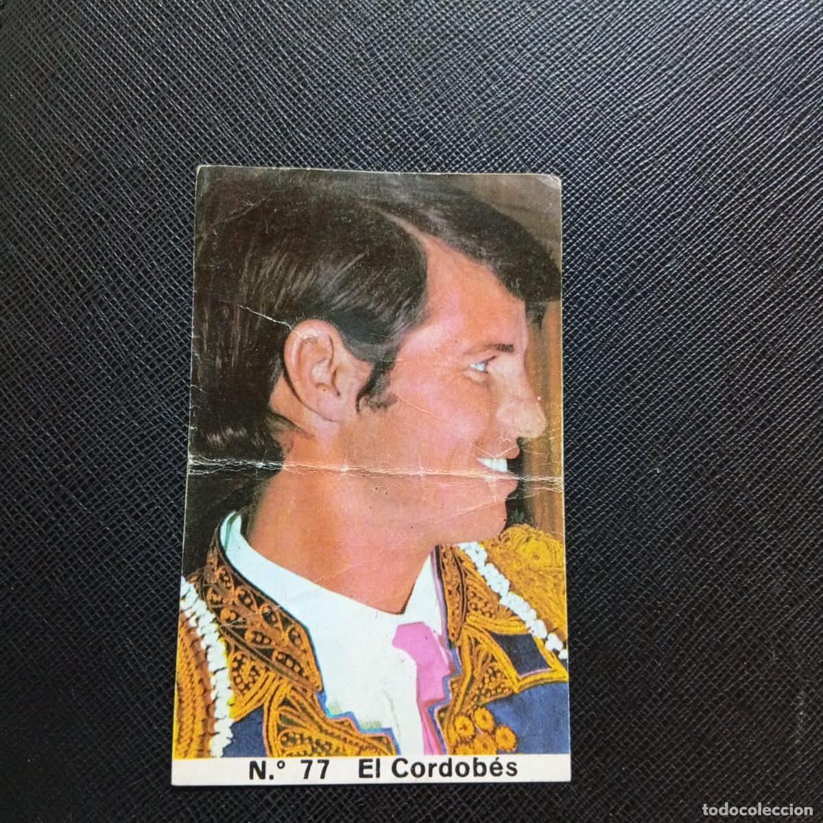 Coleccionismo Cromos antiguos: 77 EL CORDOBES GRAFICAS BERGAS TOREROS TOROS PIPAS SON SANCHEZ A&Ntilde;OS 60
