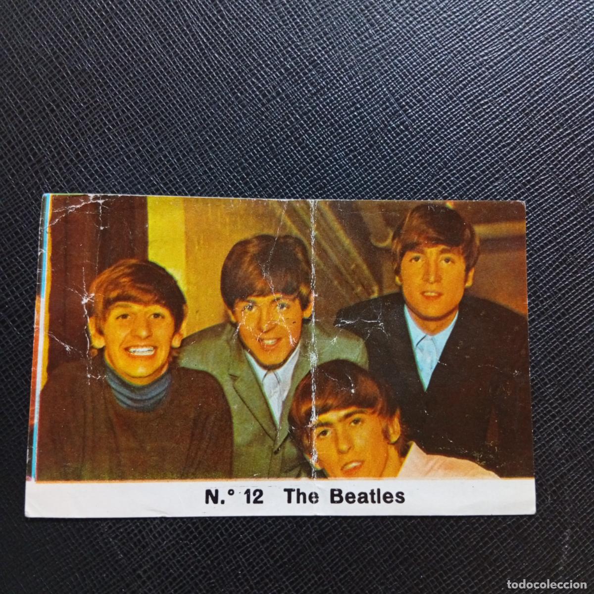 Coleccionismo Cromos antiguos: 12 THE BEATLES GRAFICAS BERGAS CANTANTES PIPAS SON SANCHEZ A&Ntilde;OS 60
