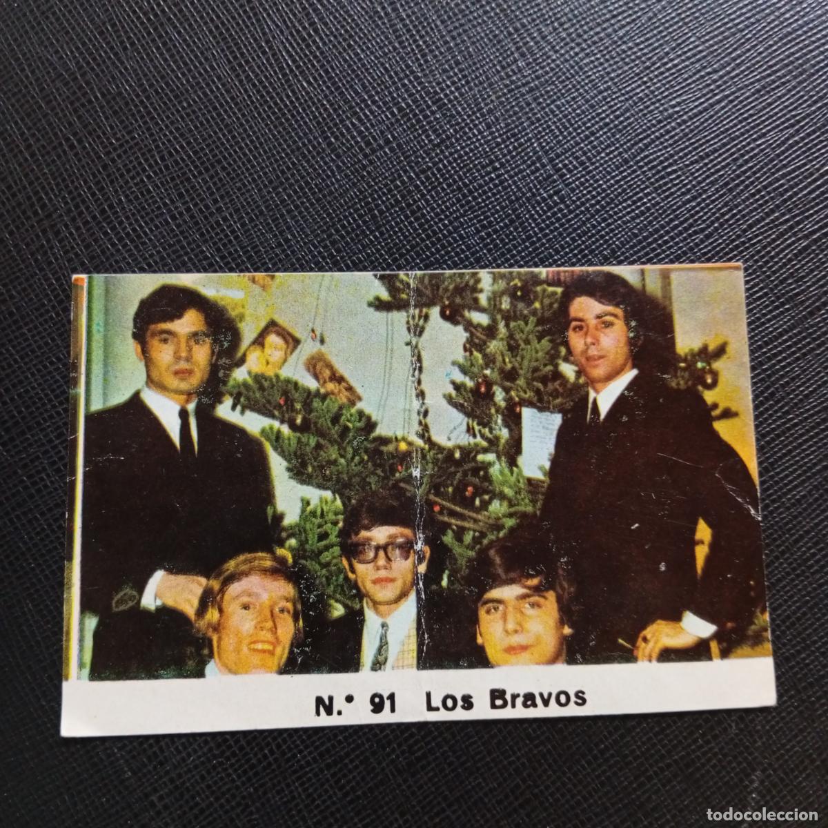 Coleccionismo Cromos antiguos: 91 LOS BRAVOS GRAFICAS BERGAS CANTANTES PIPAS SON SANCHEZ A&Ntilde;OS 60