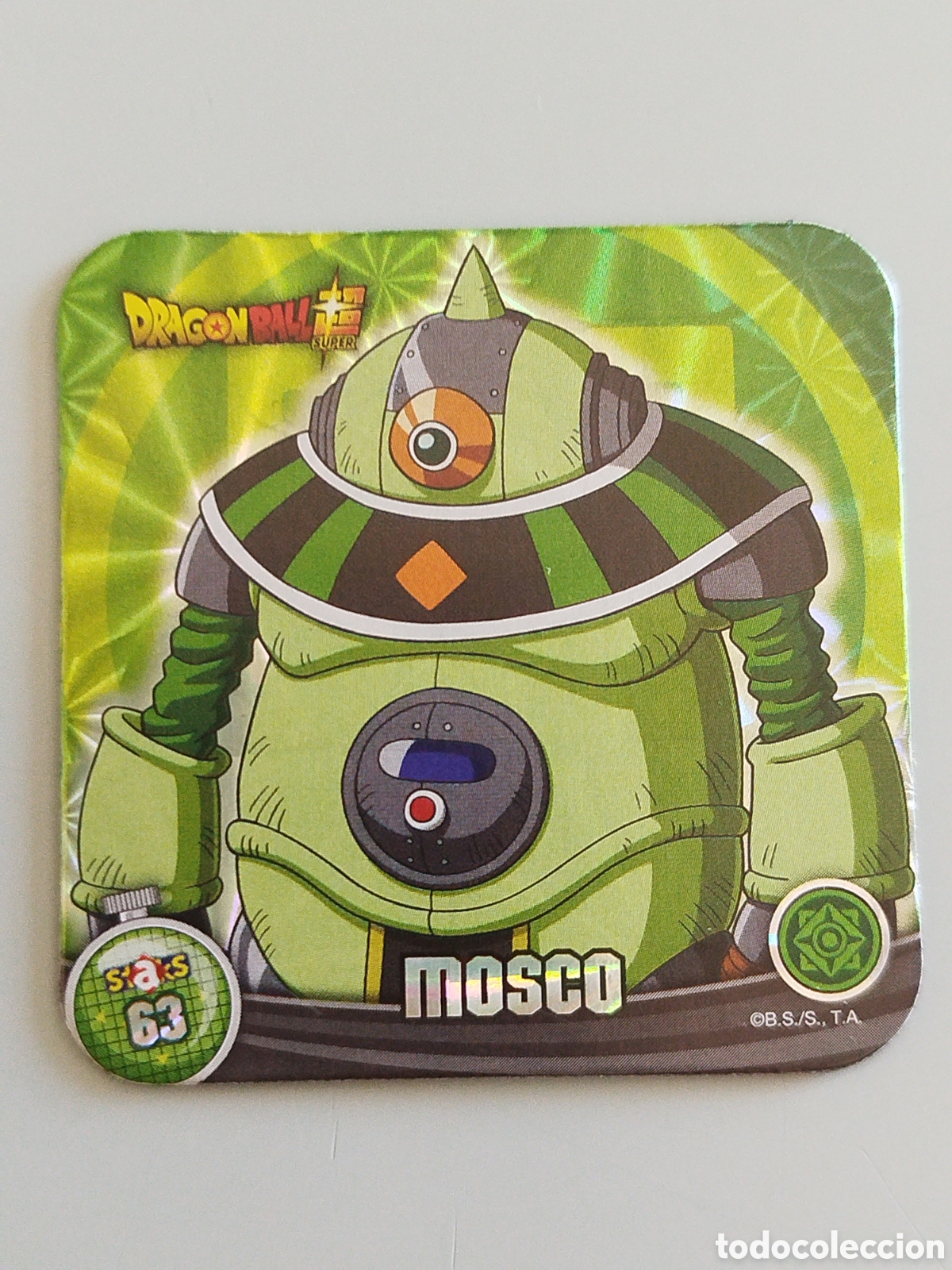 Coleccionismo Cromos antiguos: STAKS DRAGON BALL Z - MOSCO - N&ordm; 063 / 63 - PANINI - IMAN (N7B1)