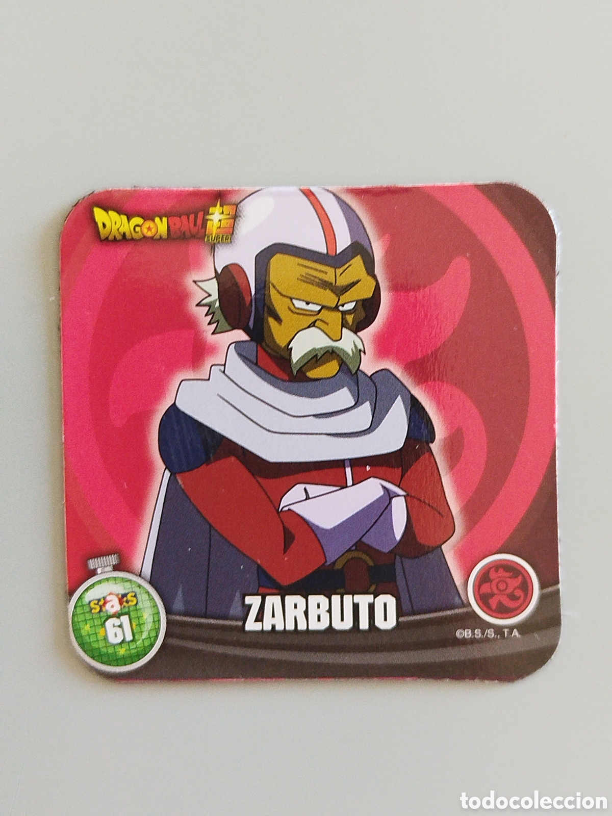 Coleccionismo Cromos antiguos: STAKS DRAGON BALL Z - ZARBUTO - N&ordm; 061 / 61 - PANINI - IMAN (N7B1)