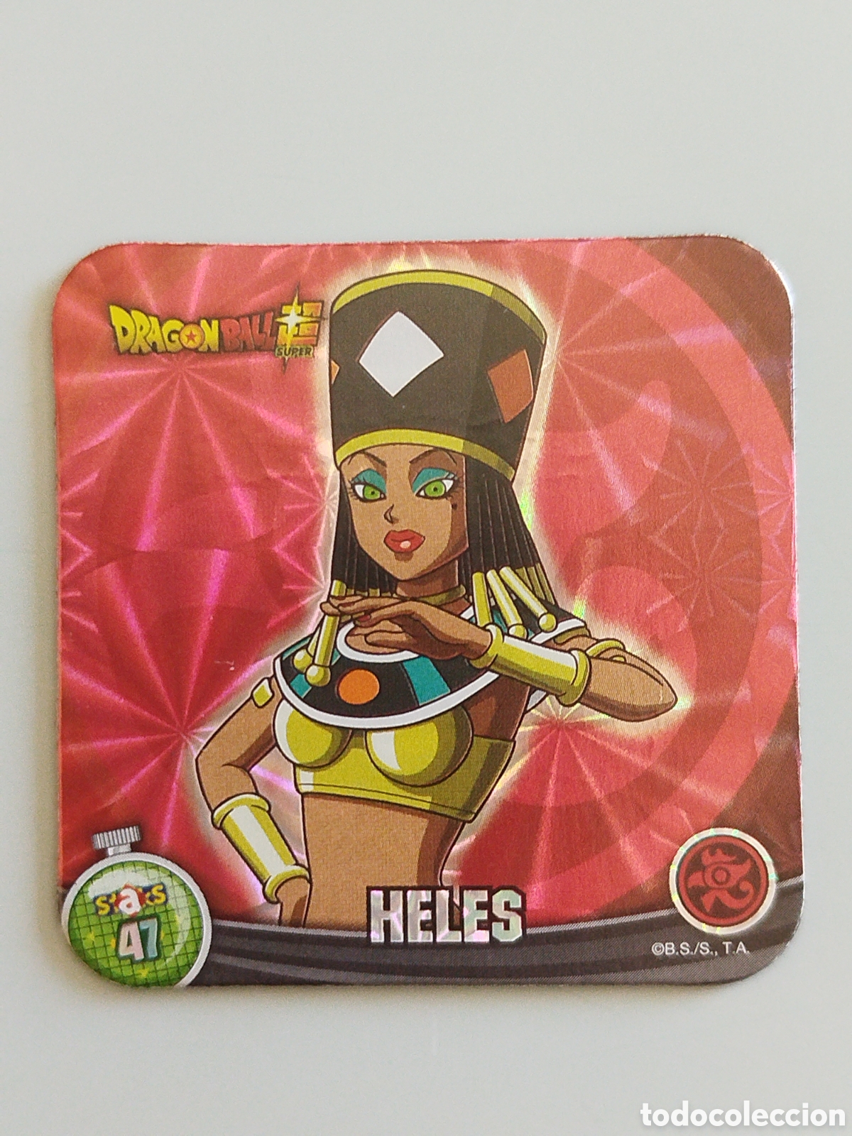 Coleccionismo Cromos antiguos: STAKS DRAGON BALL Z - HELES - N&ordm; 047 / 47 - PANINI - IMAN (N7B1)