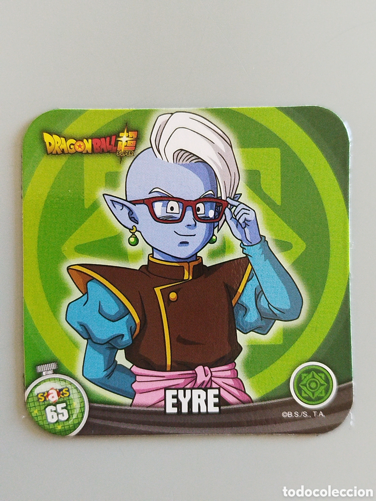 Coleccionismo Cromos antiguos: STAKS DRAGON BALL Z - EYRE - N&ordm; 065 / 65 - PANINI - IMAN (N7B1)