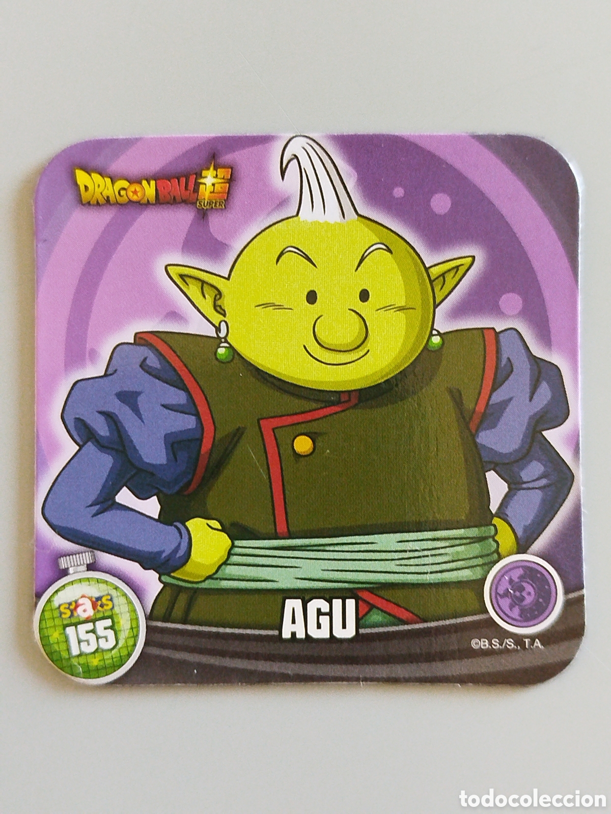 Coleccionismo Cromos antiguos: STAKS DRAGON STAKS DRAGON BALL Z - AGU - N&ordm; 155 / 155 - PANINI - IMAN (N7B1)