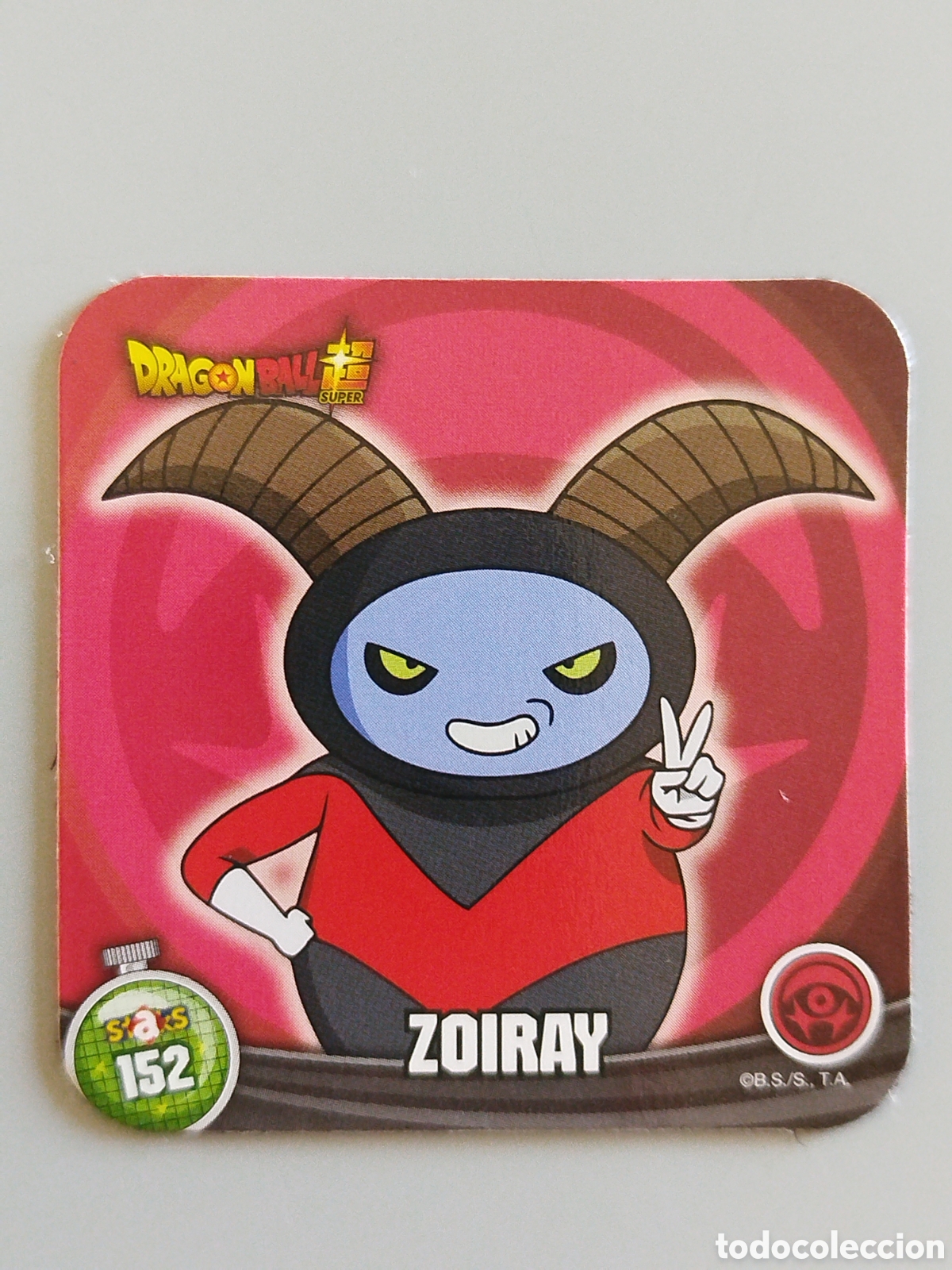 Coleccionismo Cromos antiguos: STAKS DRAGON STAKS DRAGON BALL Z - ZOIRAY - N&ordm; 152 / 152 - PANINI - IMAN (N7B1)