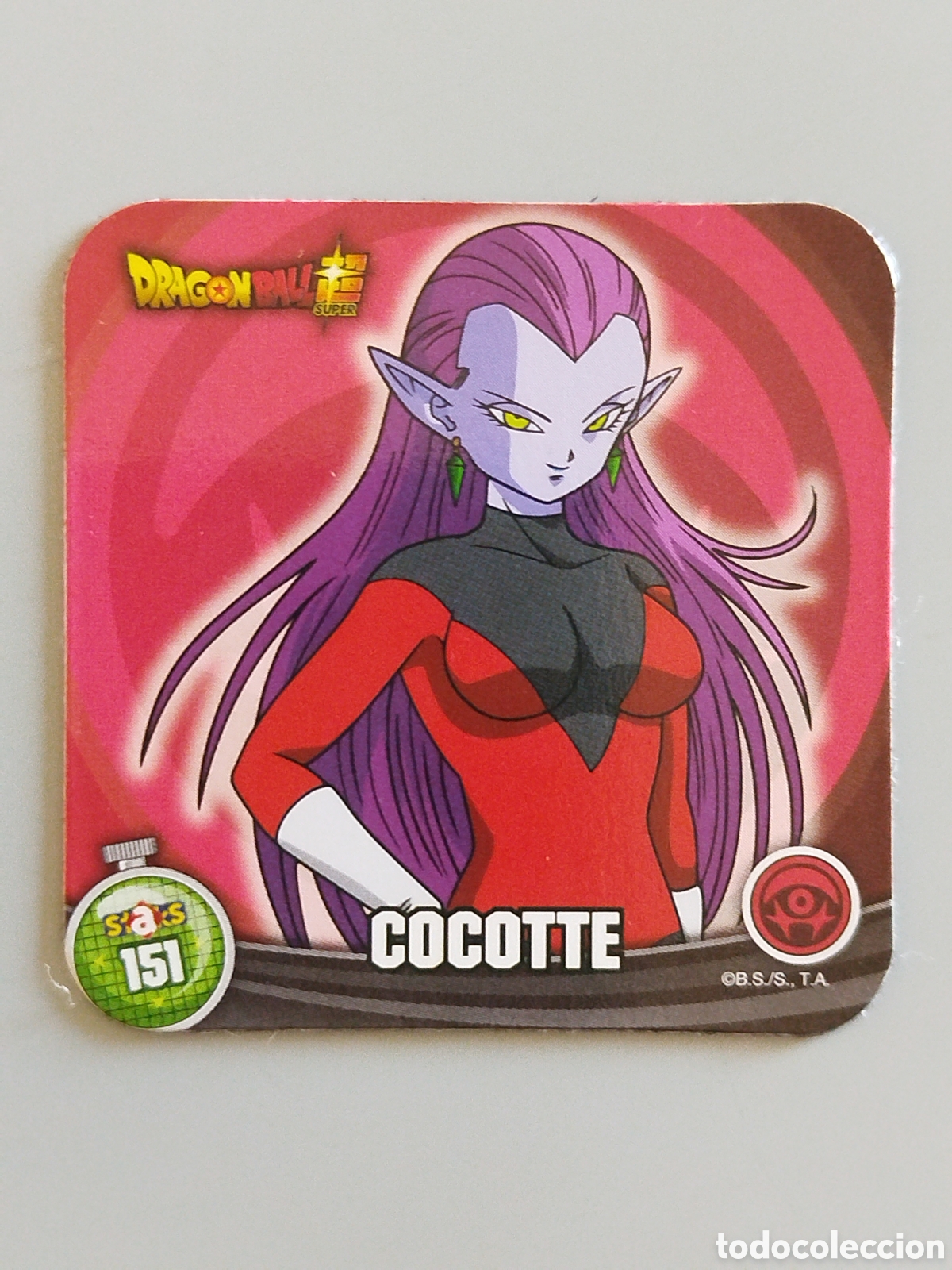 Coleccionismo Cromos antiguos: STAKS DRAGON STAKS DRAGON BALL Z - COCOTTE - N&ordm; 151 / 151 - PANINI - IMAN (N7B1)