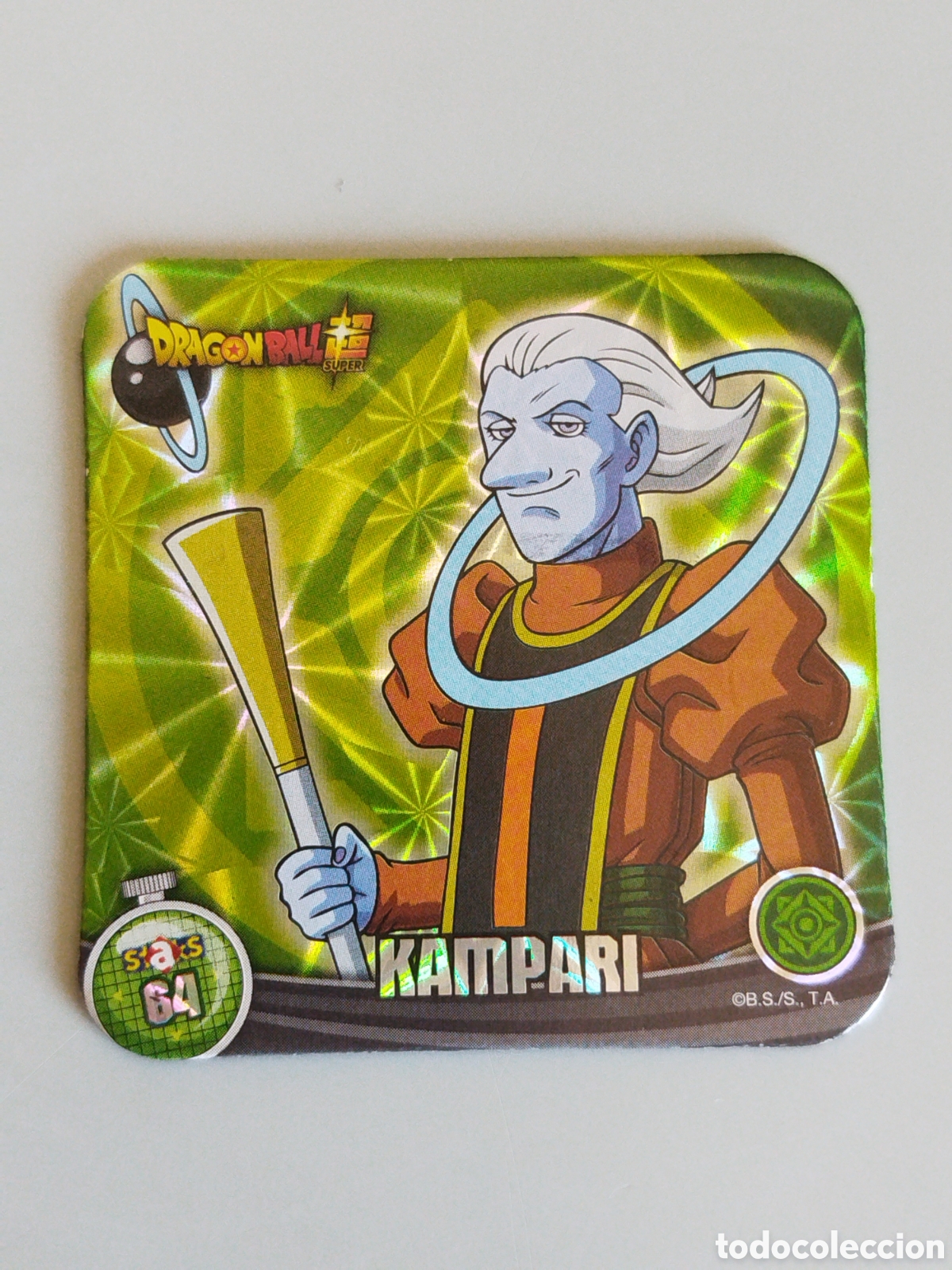 Coleccionismo Cromos antiguos: STAKS DRAGON STAKS DRAGON BALL Z - KAMPARI - N&ordm; 064 / 64 - PANINI - IMAN (N7B1)