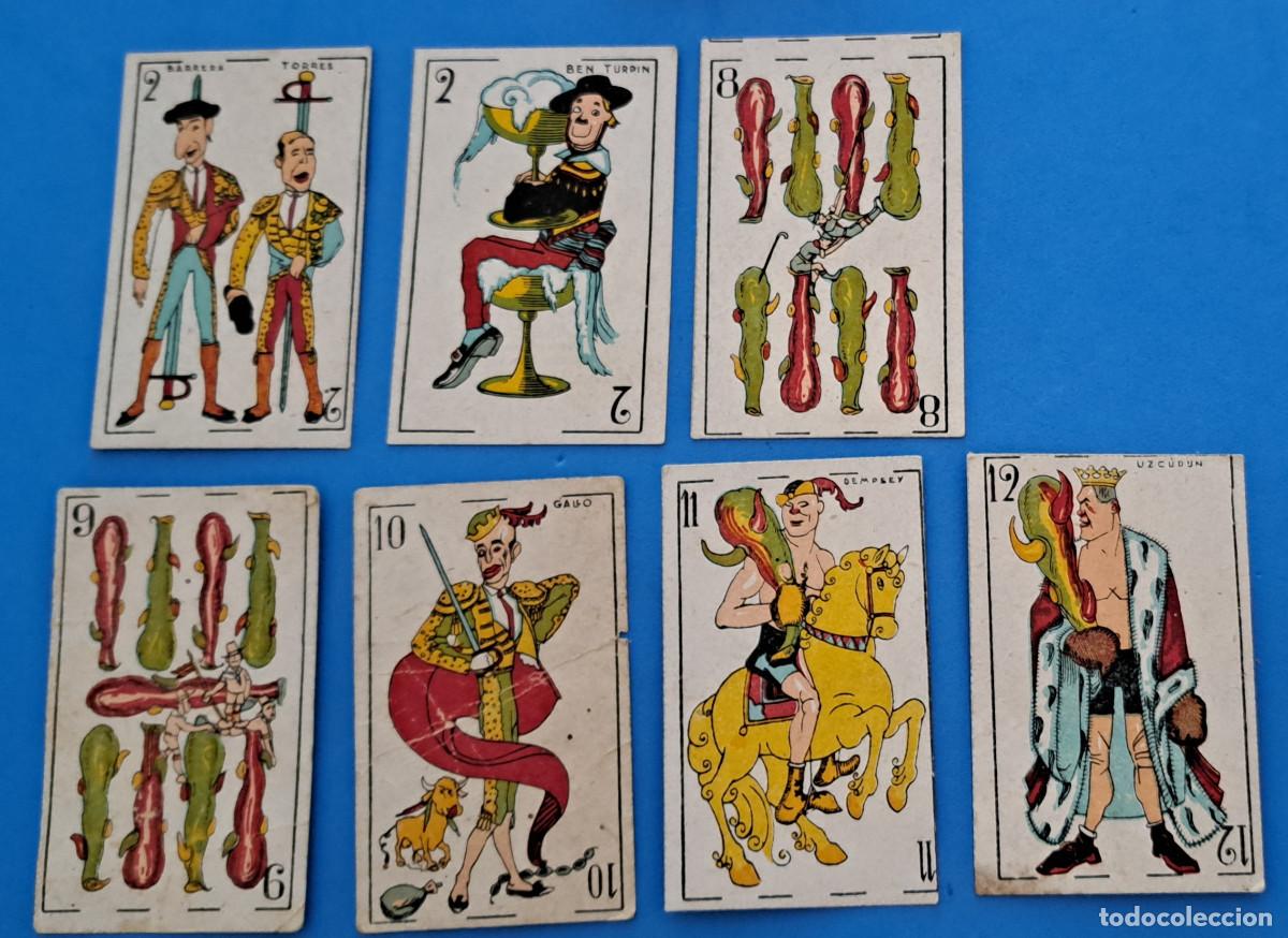 Coleccionismo Cromos antiguos: LOTE 7 CROMOS NAIPES - CINE MANUAL - BOXEADORES, TOREROS, ETC. - A&Ntilde;OS 20 - HIJO DE MARCOS TONDA