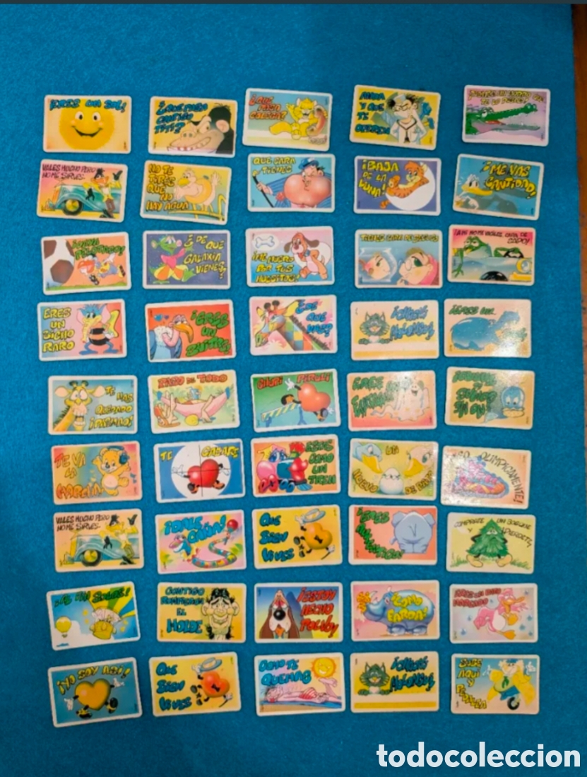 Coleccionismo Cromos antiguos: 45 BOLLYCAO PEGUITARJETAS